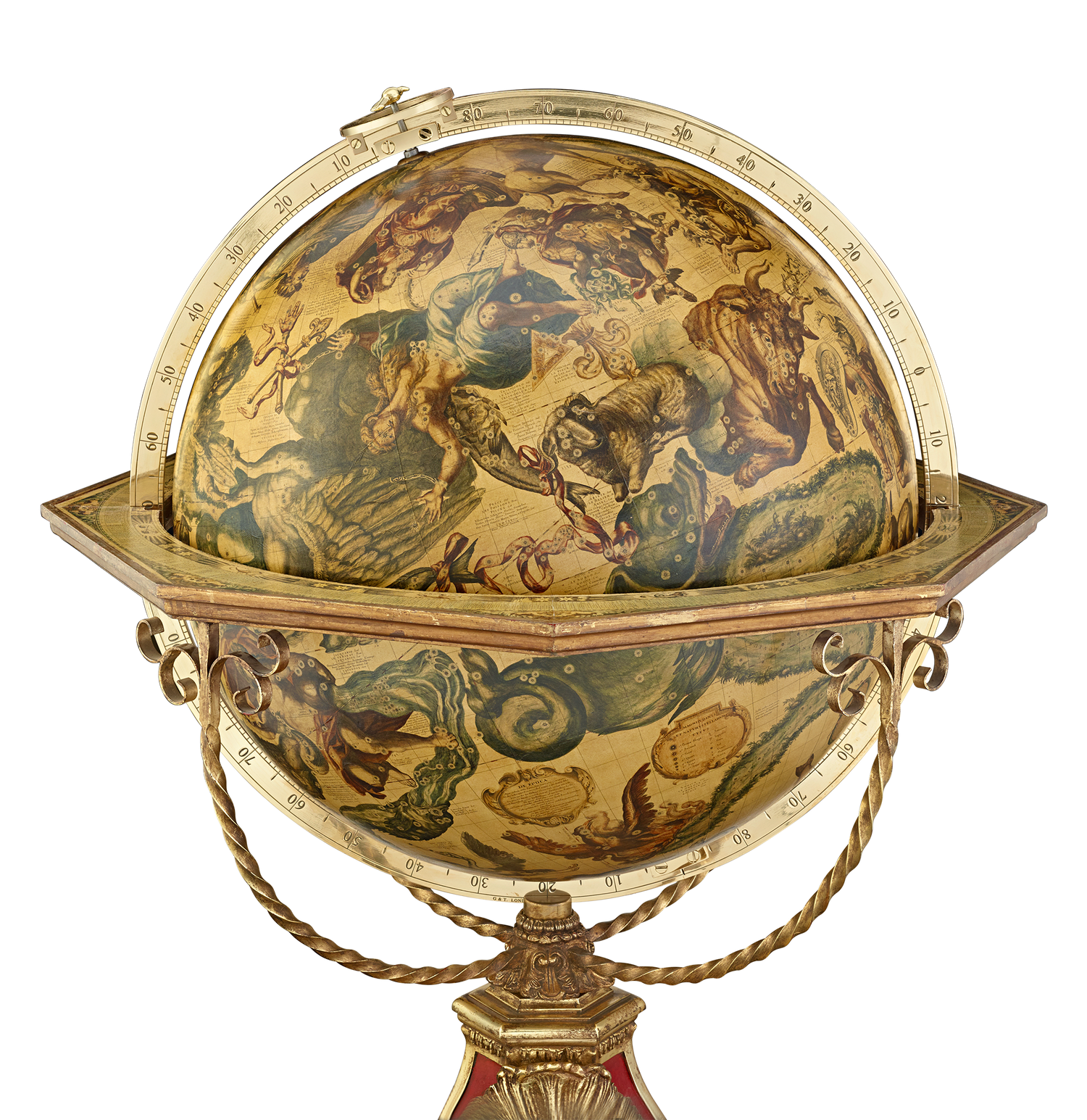 Pair of 32" Terrestrial and Celestial Globes