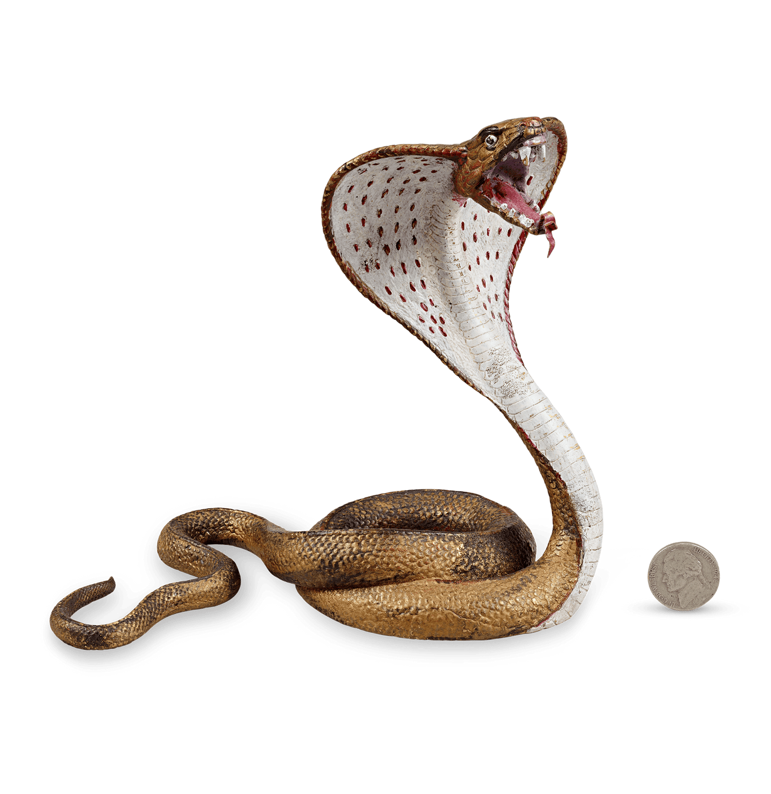 Bronze Cobra by Franz Bergmann