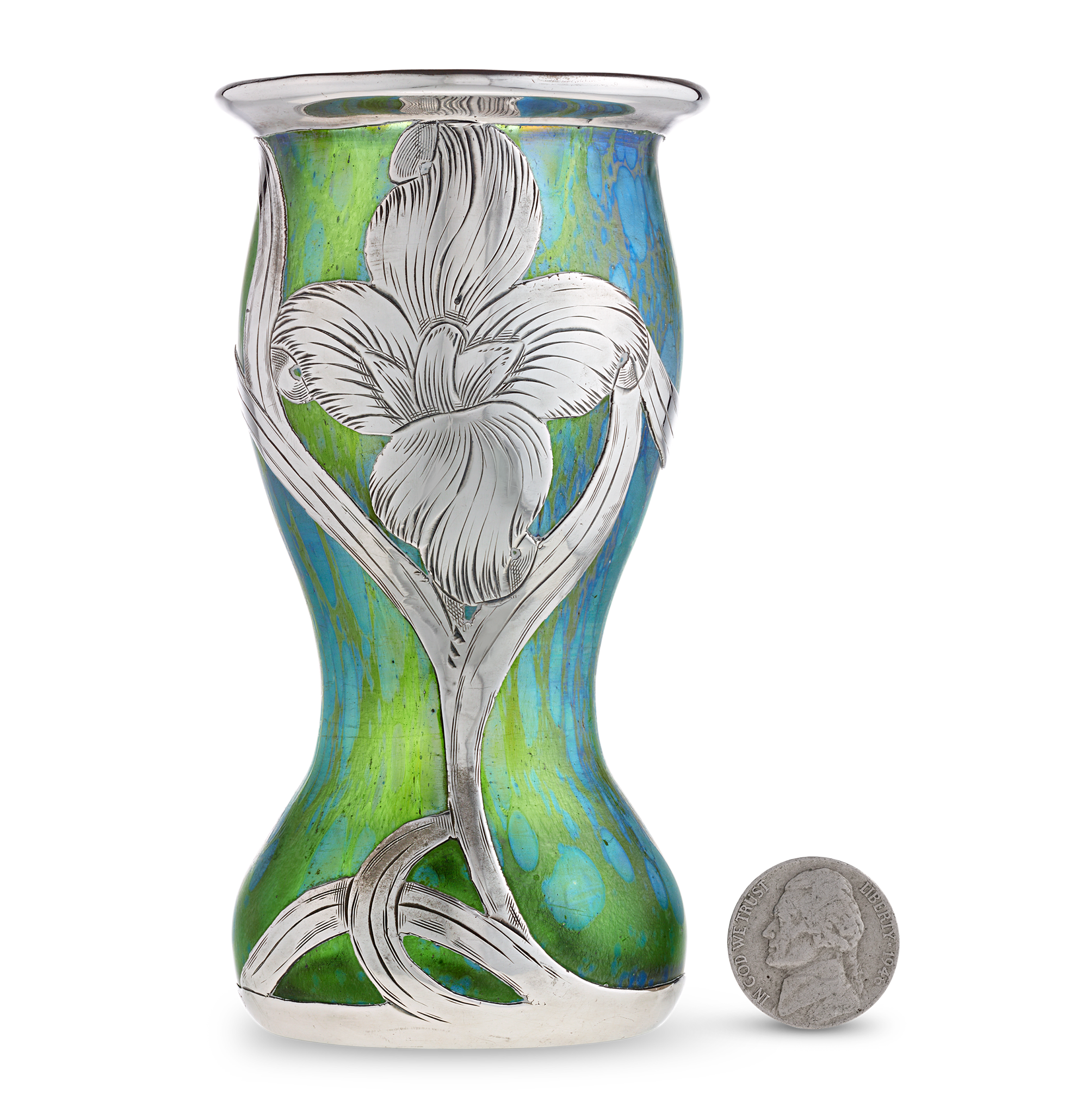 Loetz Silver Phaenomen Vase