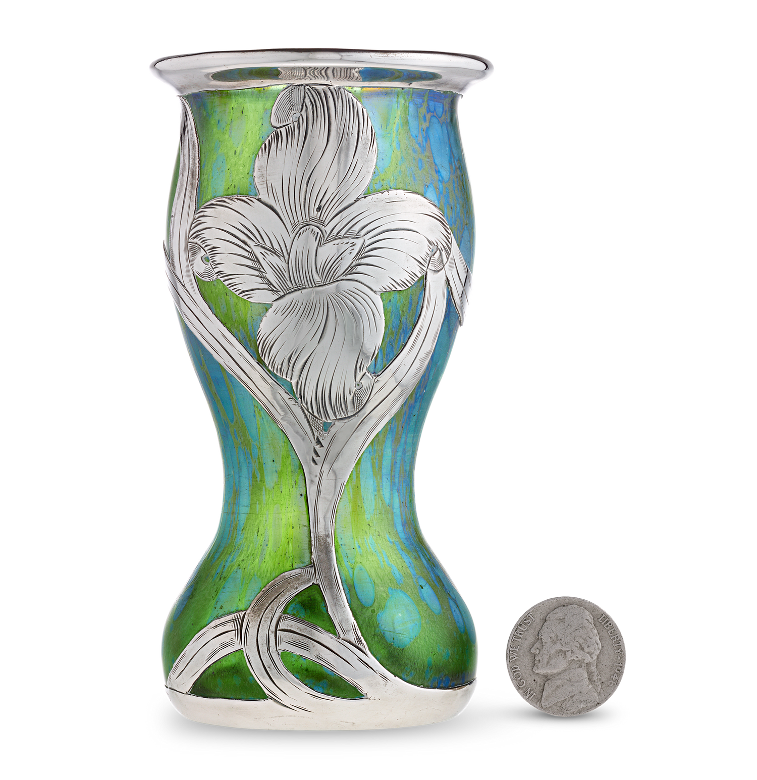 Loetz Silver Phaenomen Vase