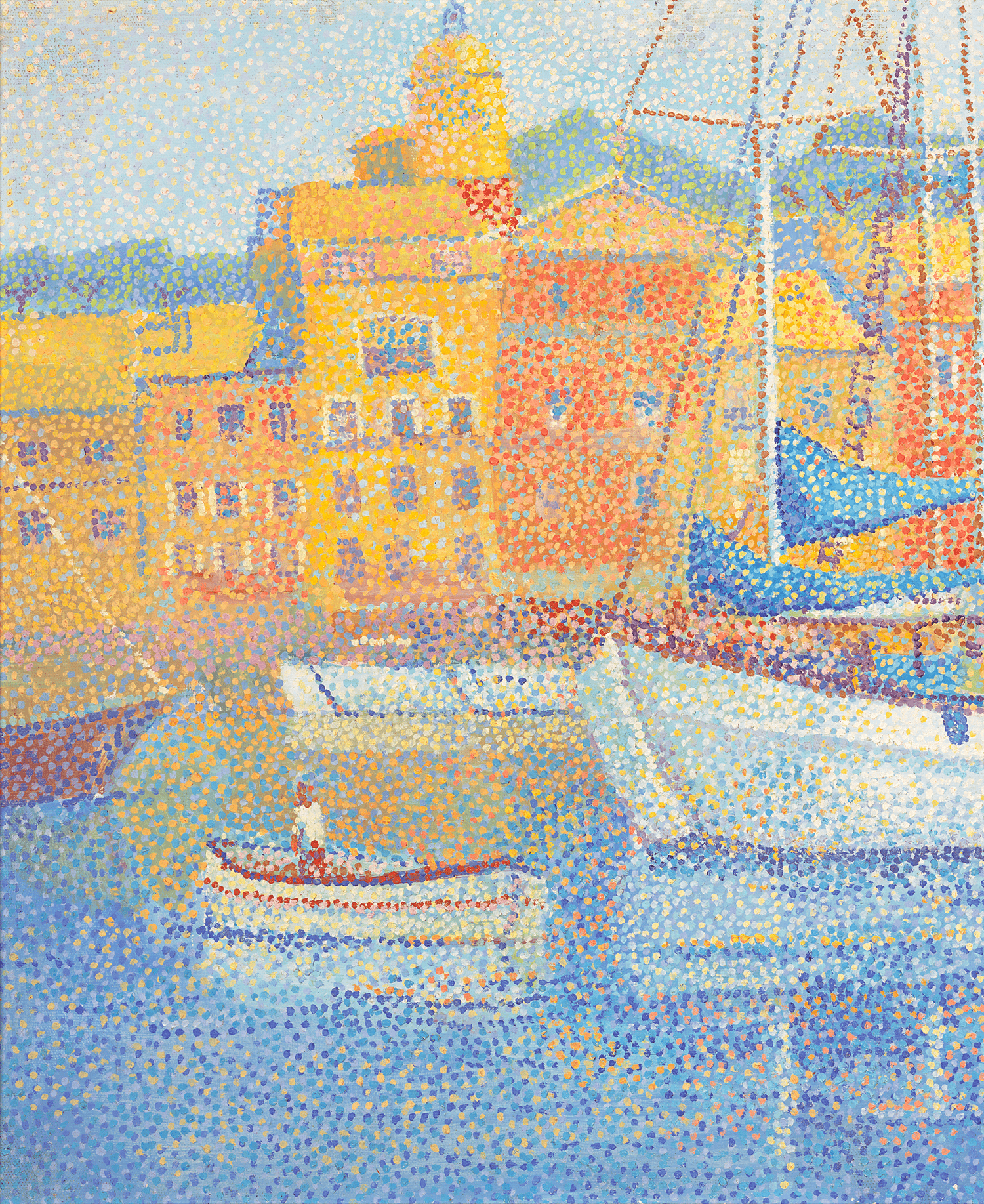 Saint-Tropez, le port by Yvonne Canu