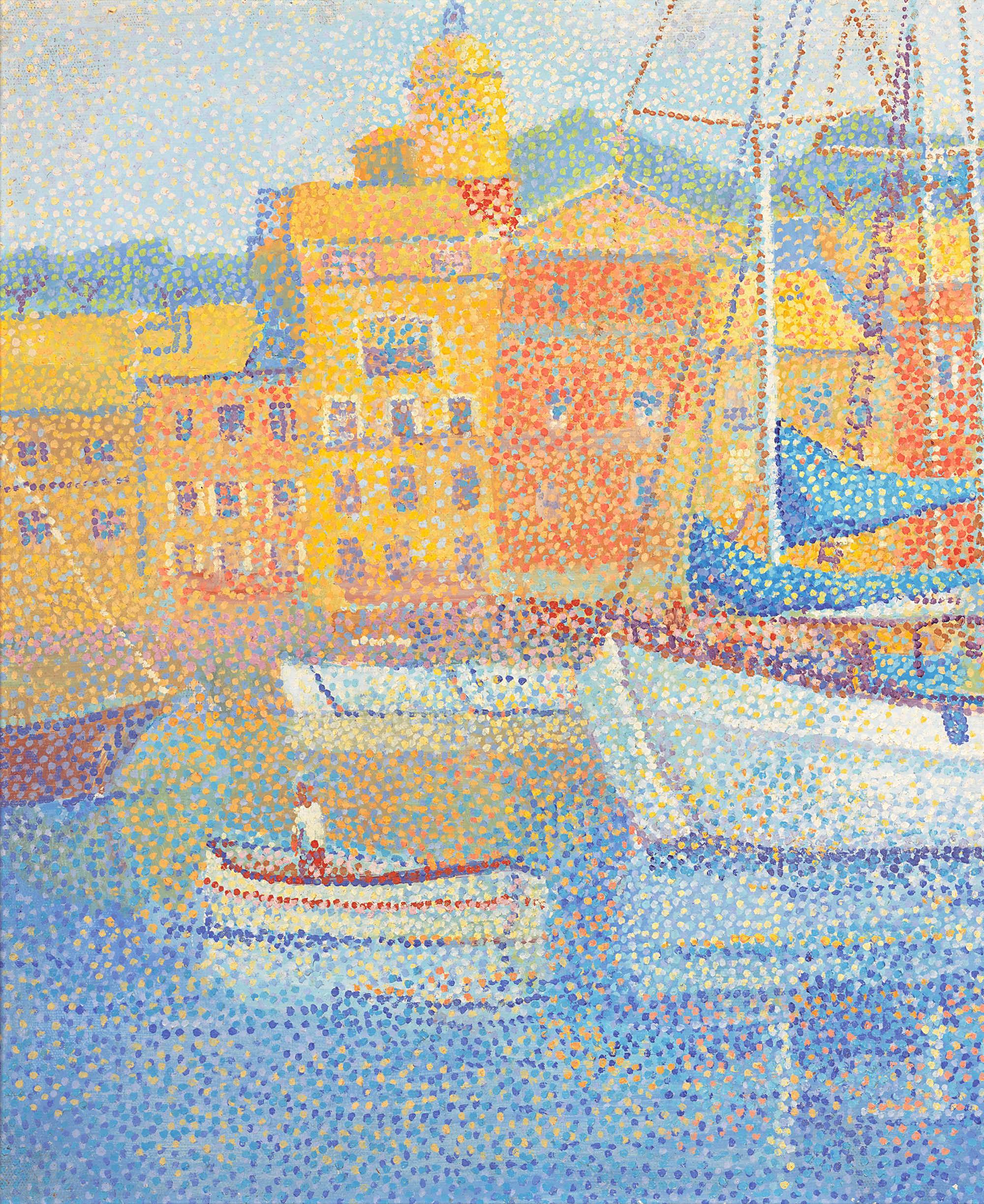 Saint-Tropez, le port by Yvonne Canu