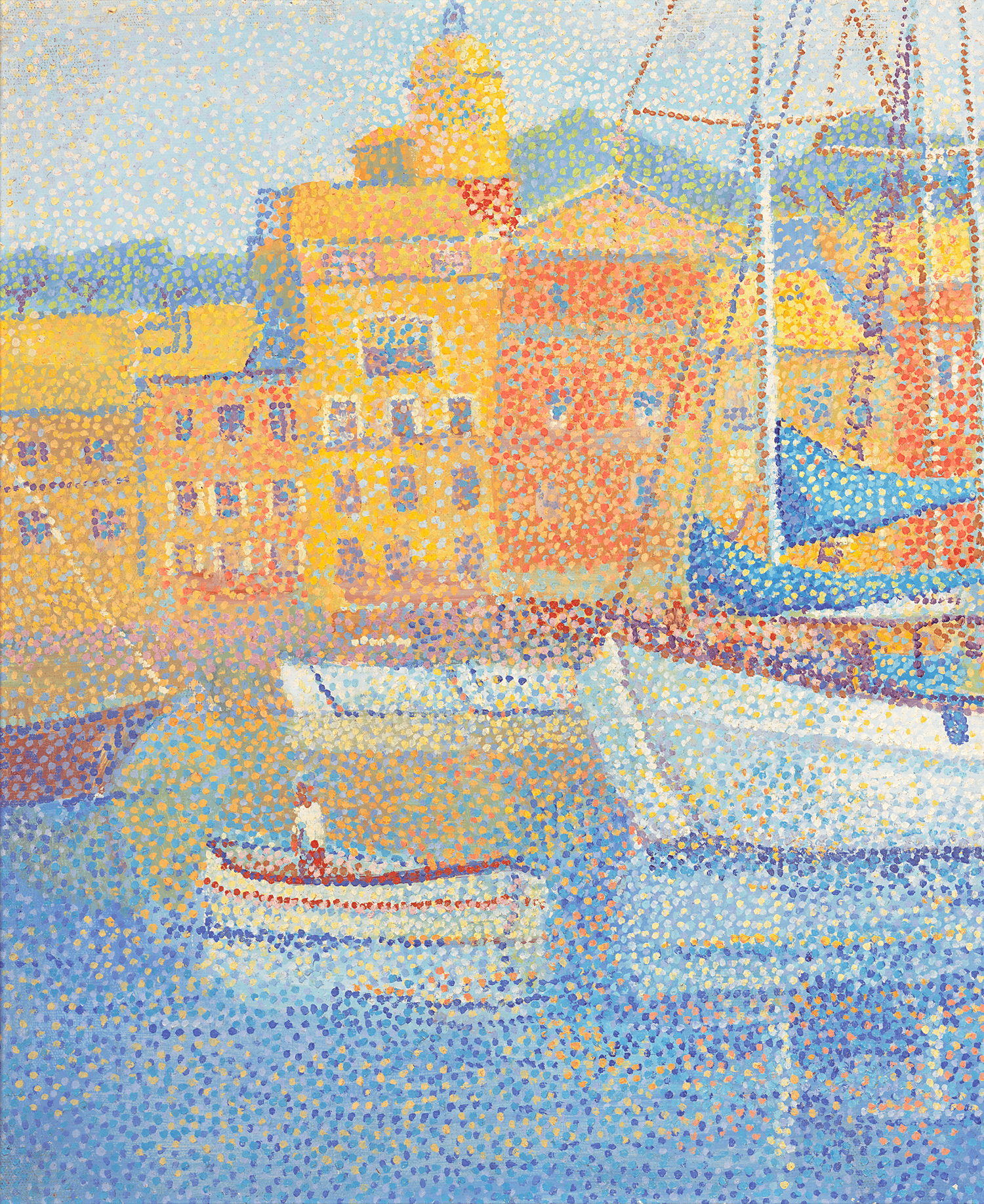 Saint-Tropez, le port by Yvonne Canu
