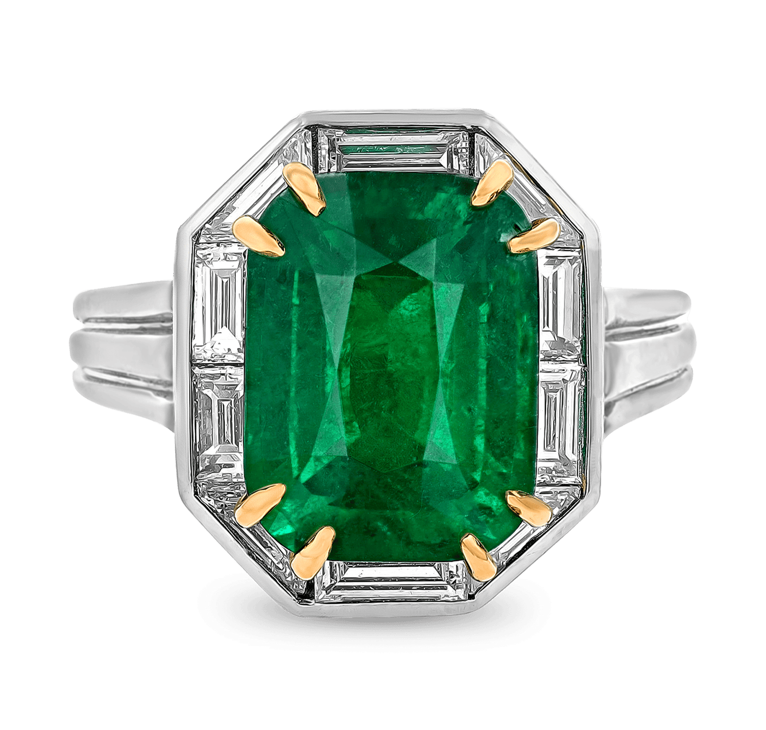 Oscar Heyman Emerald Ring, 5.73 carats