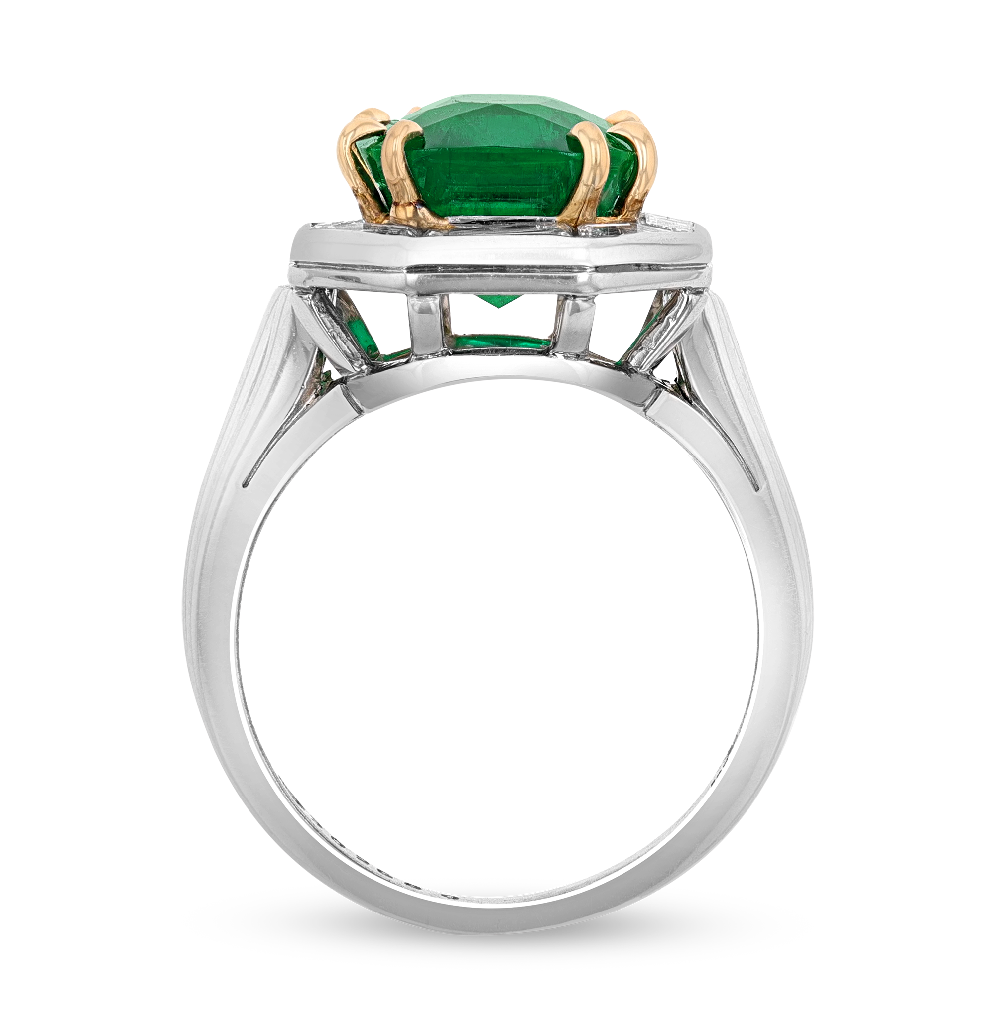 Oscar Heyman Emerald Ring, 5.73 carats