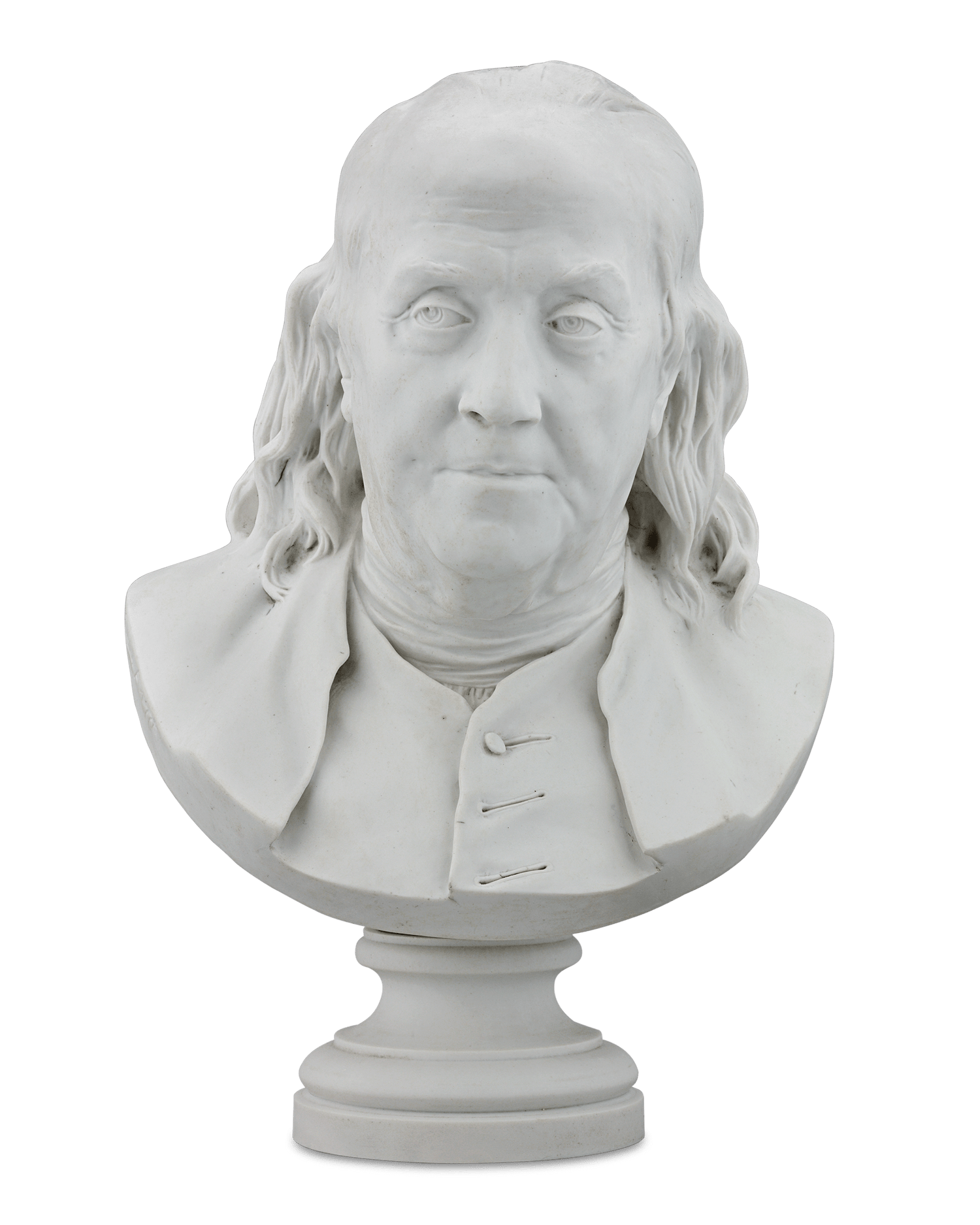 Sèvres Bust of Benjamin Franklin after Jean-Antoine Houdon