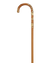 Art Nouveau Gold-Gilt Crook Handle Cane