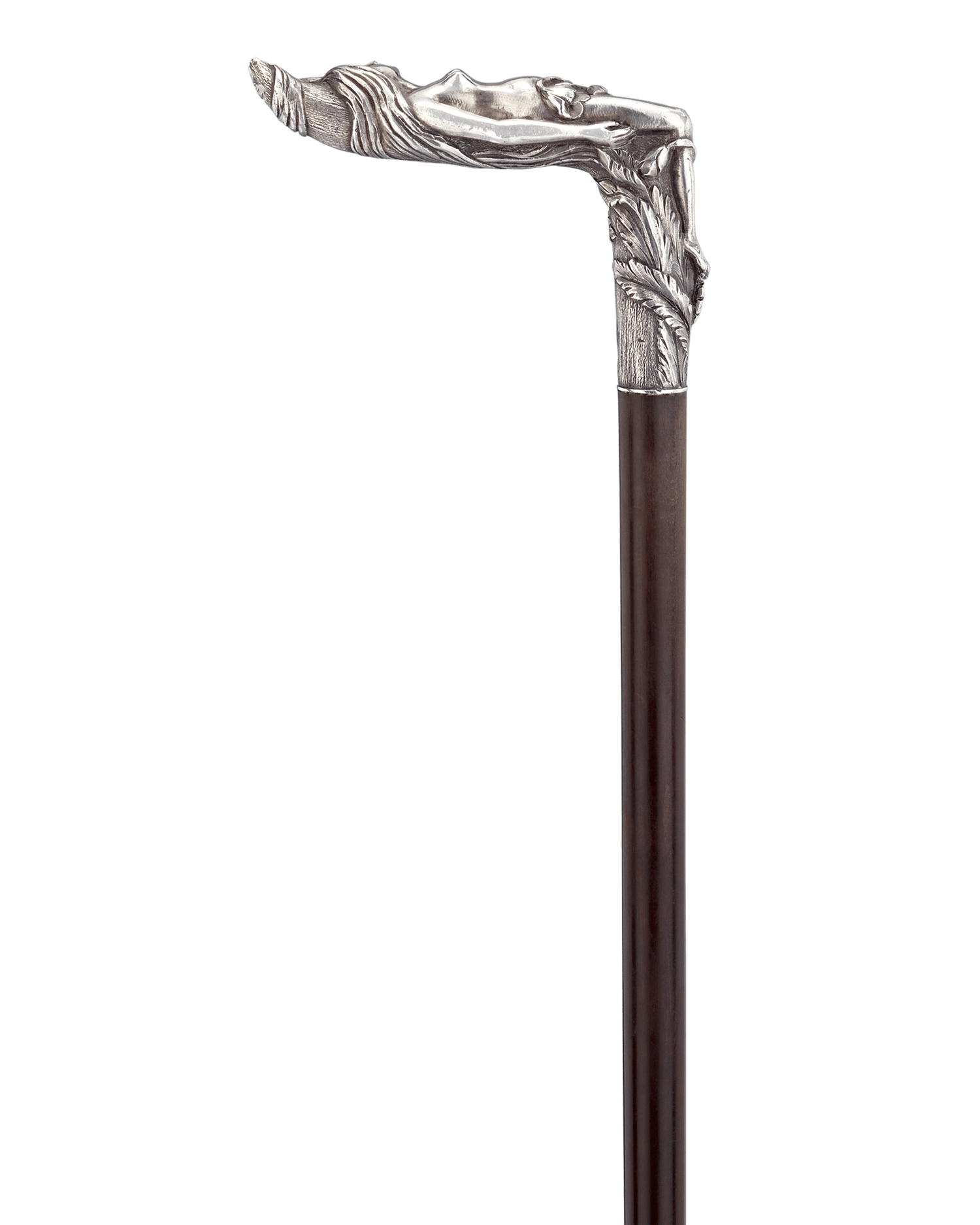 Art Nouveau Silver Mermaid Cane