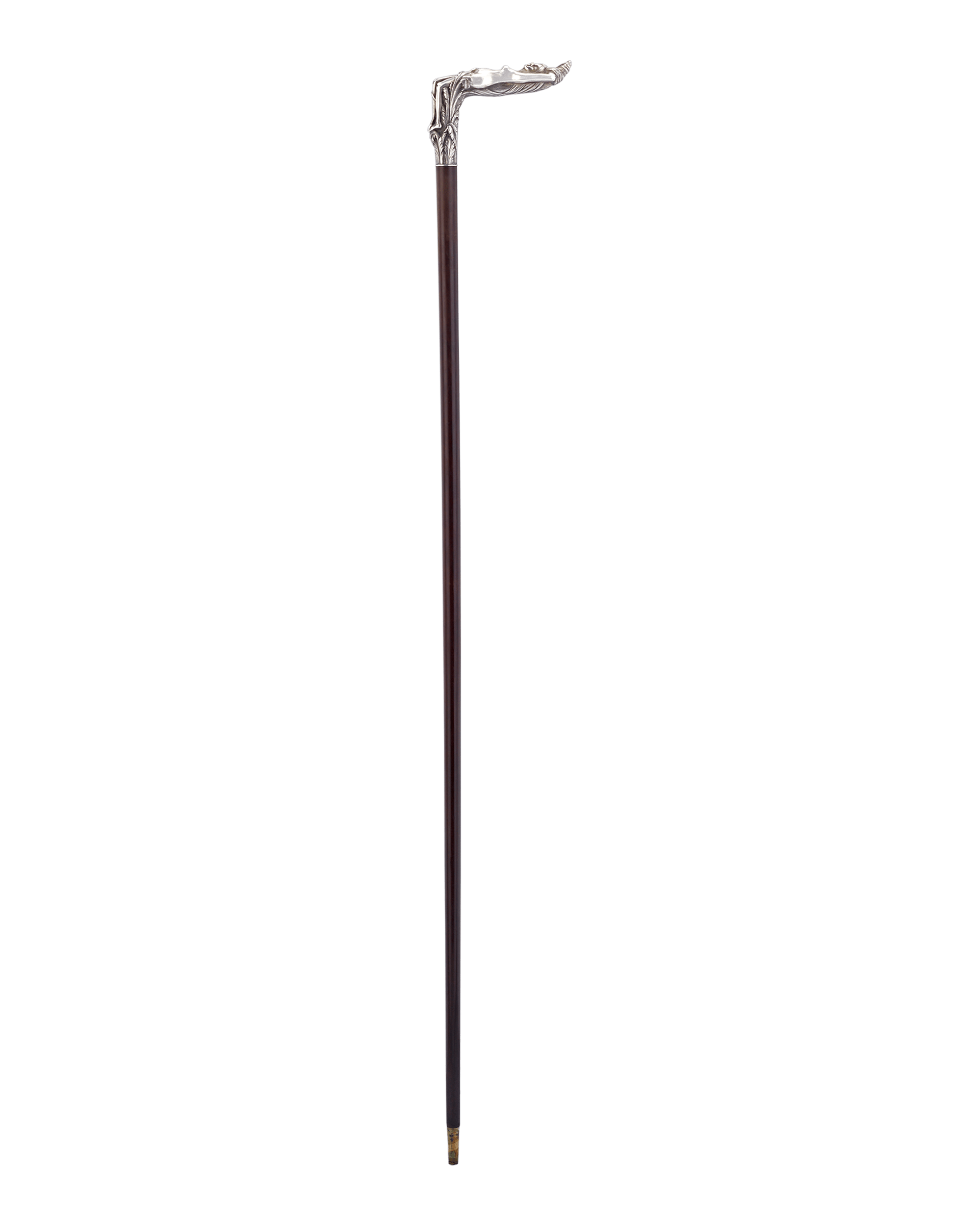 Art Nouveau Silver Mermaid Cane