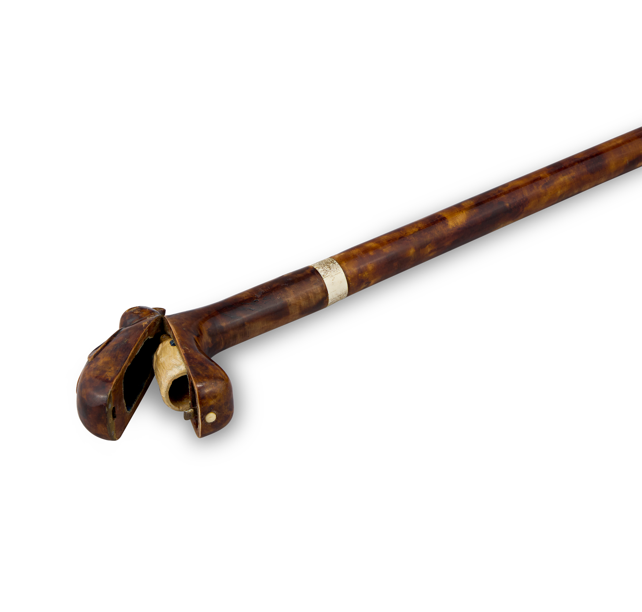 Tortoiseshell Smoker's Cane