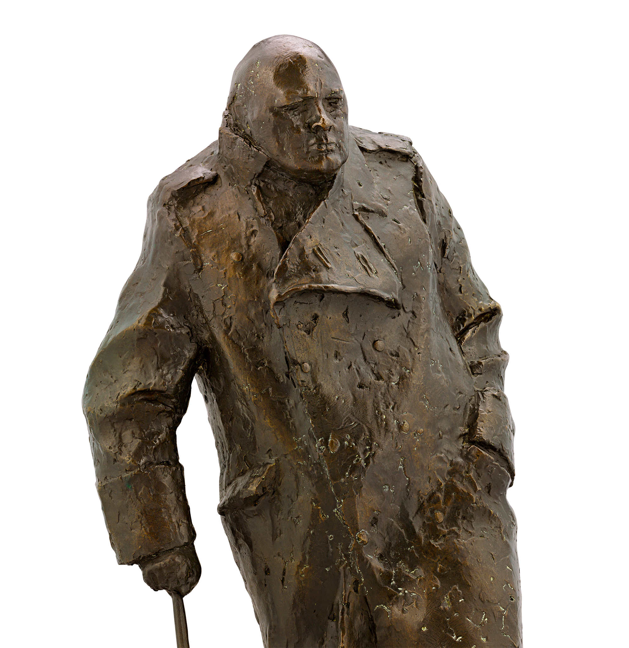 Sir Winston Churchill Bronze by Ivor Roberts-Jones