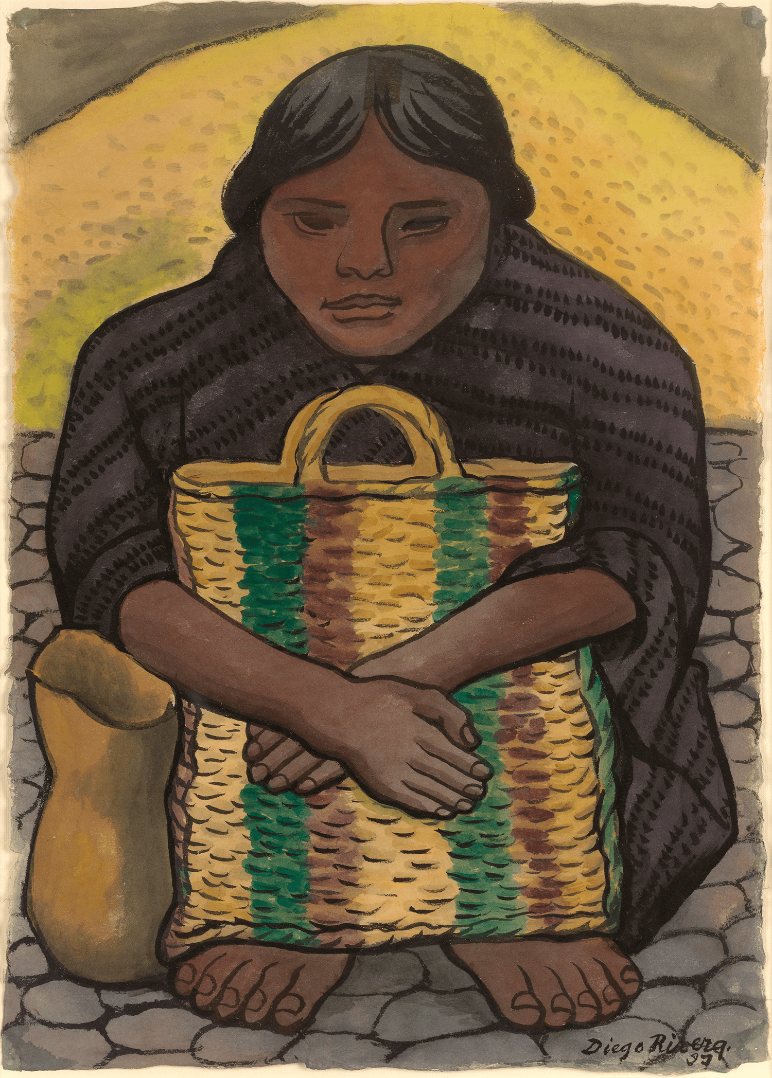 Vendedora by Diego Rivera