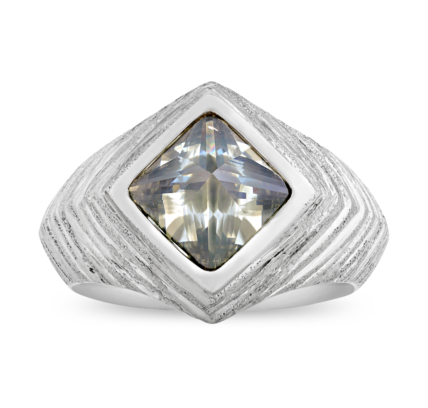 David Yurman Asteriated Pyramid Diamond Ring, 5.21 carats