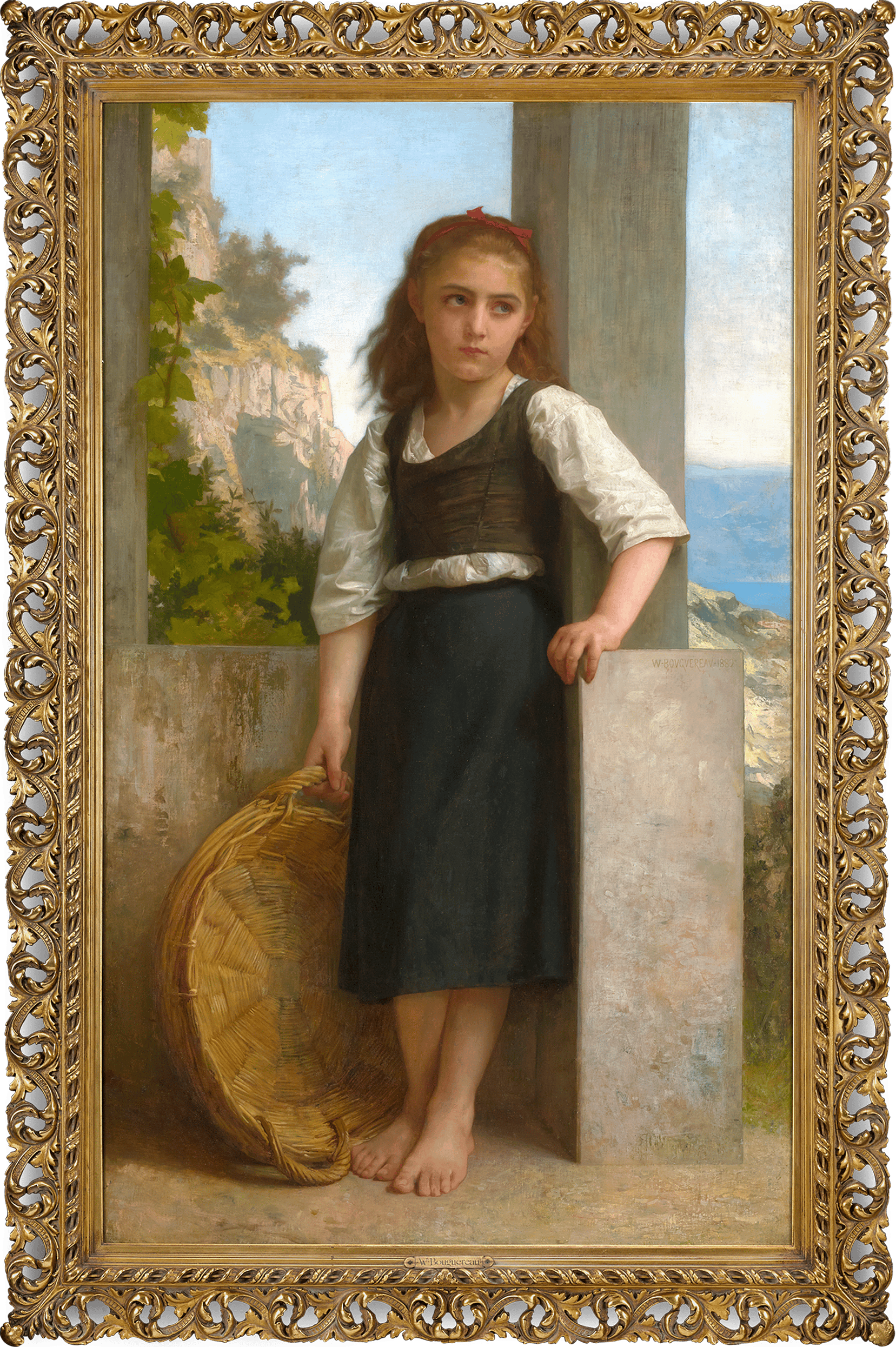 La fille du pêcheur by William Bouguereau