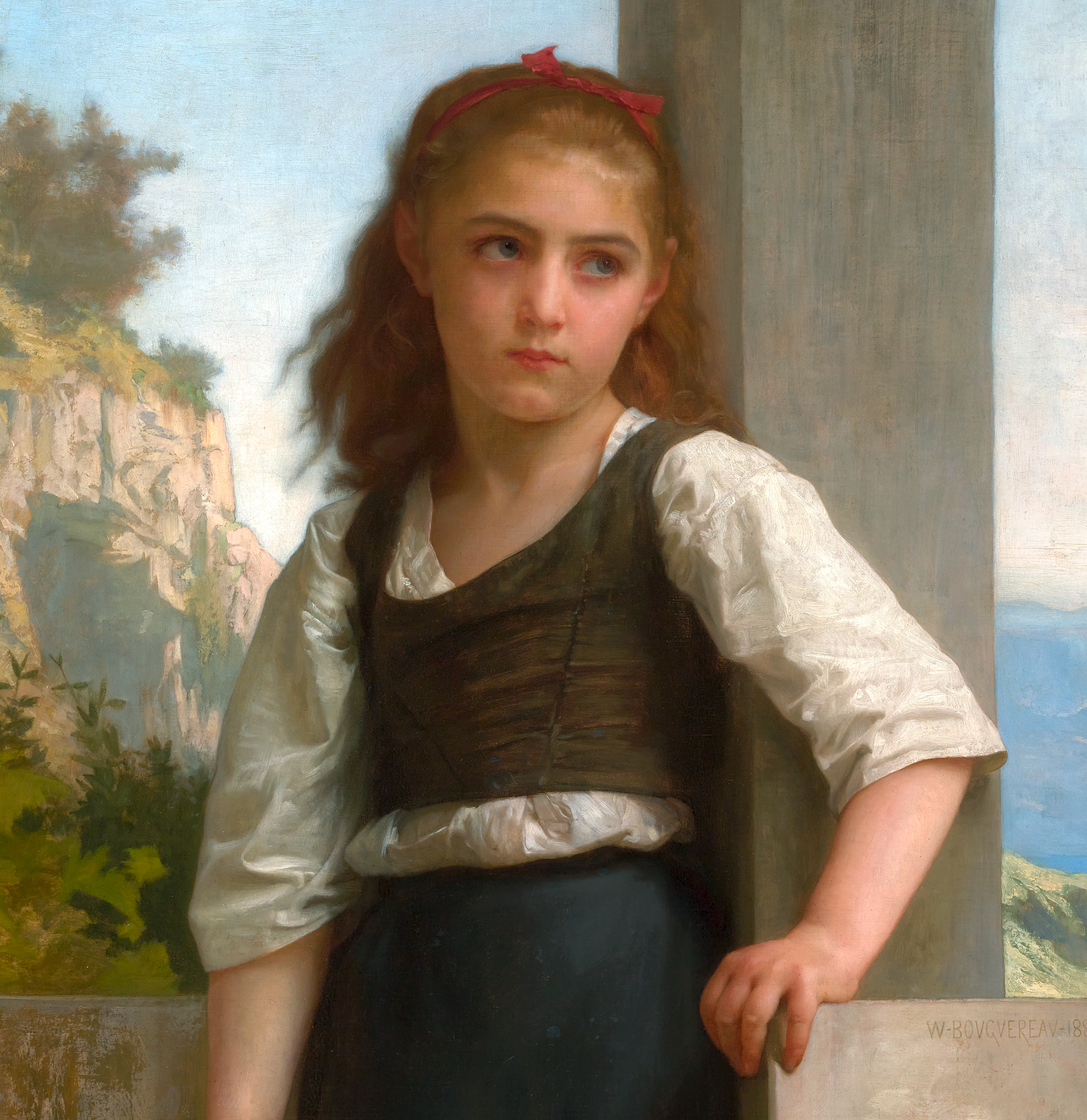 La fille du pêcheur by William Bouguereau