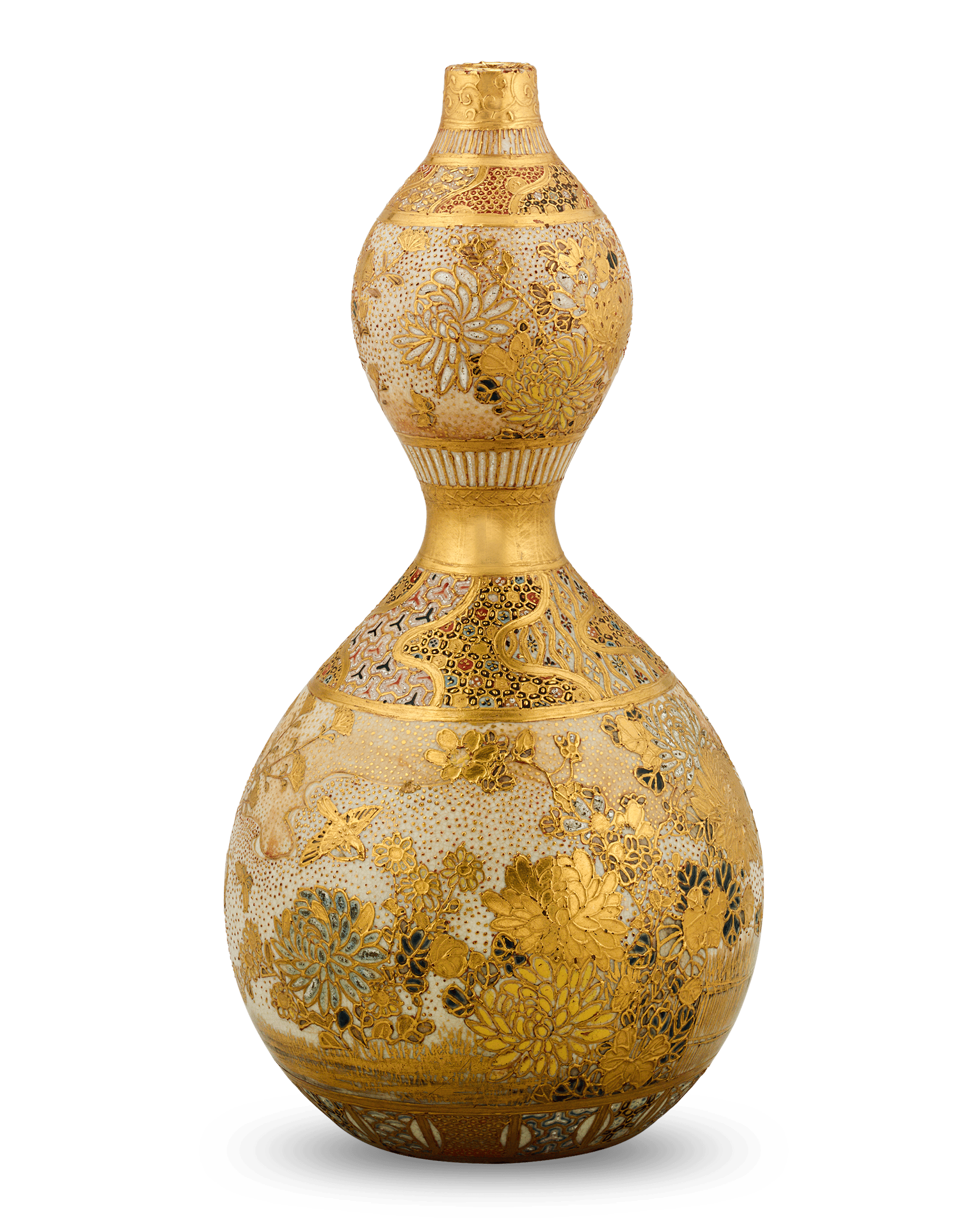 Double Gourd Satsuma Vase