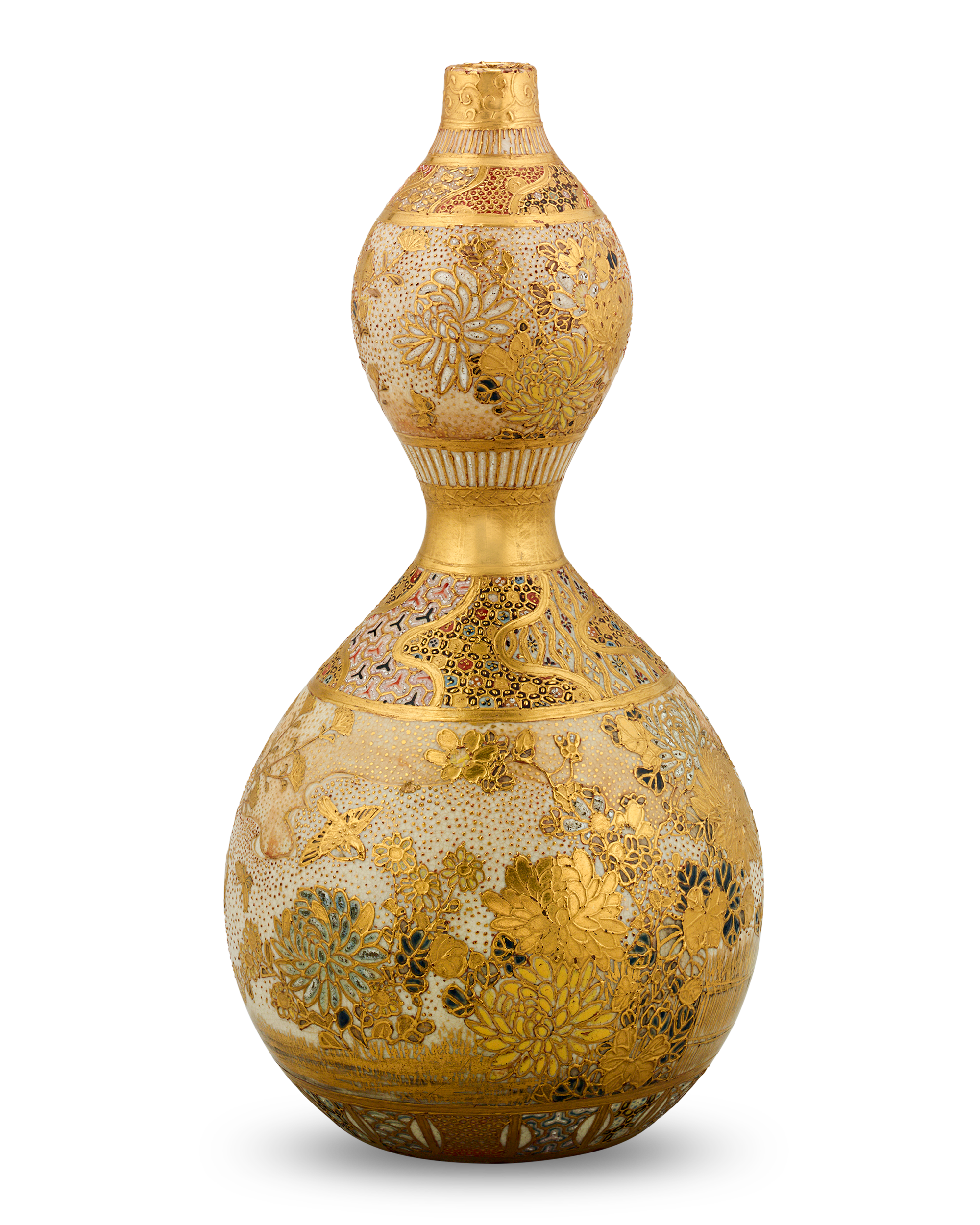 Double Gourd Satsuma Vase