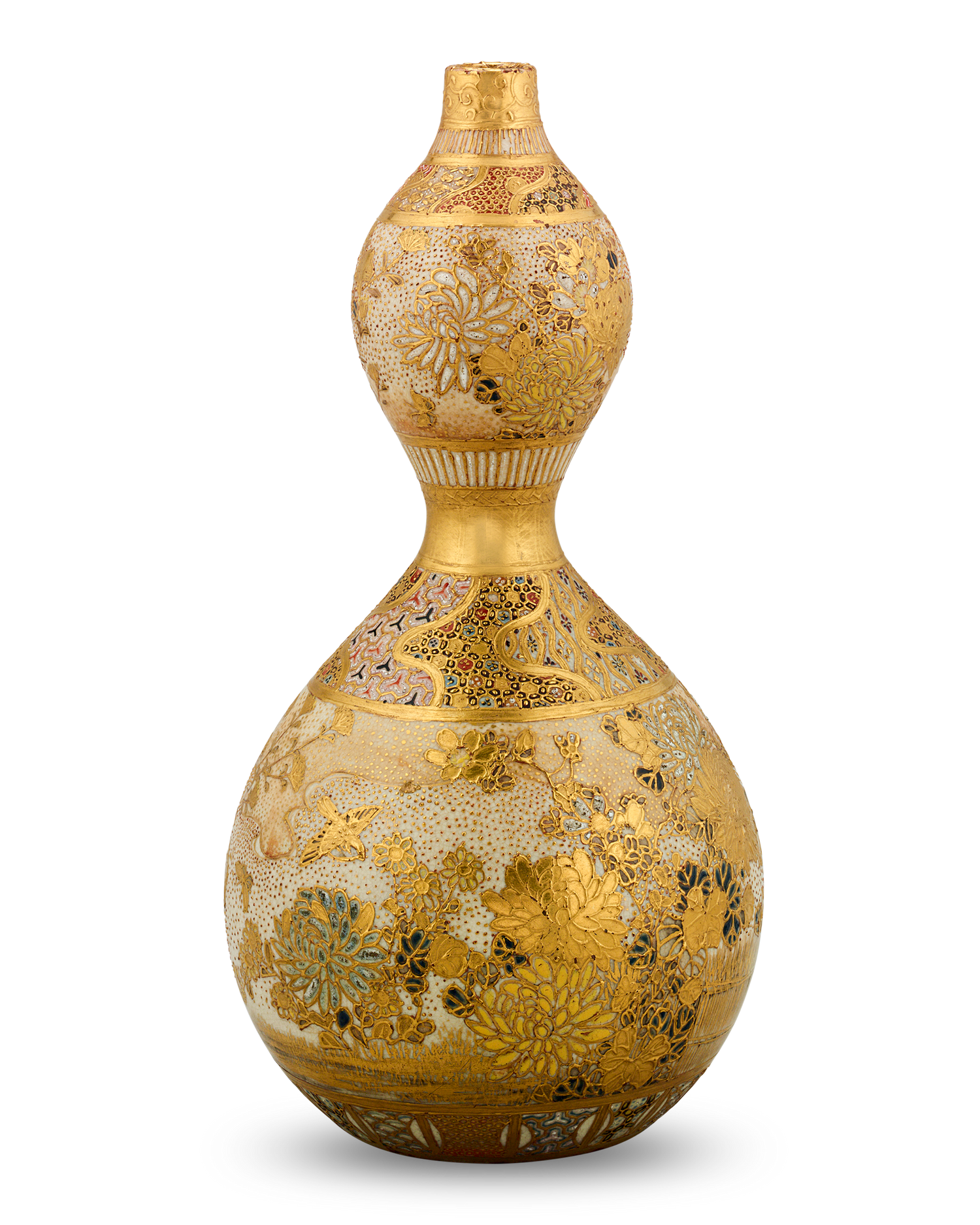 Double Gourd Satsuma Vase