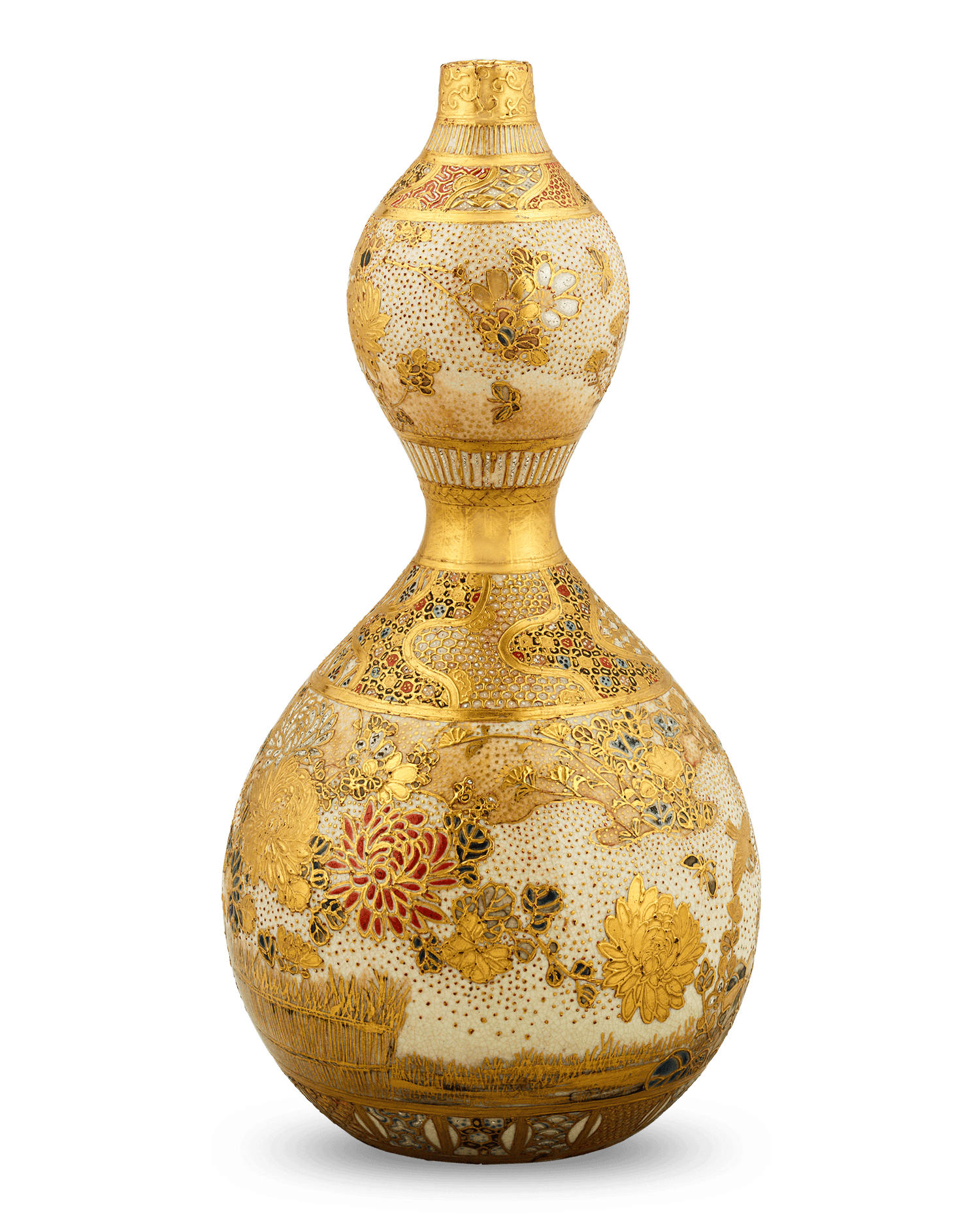 Double Gourd Satsuma Vase