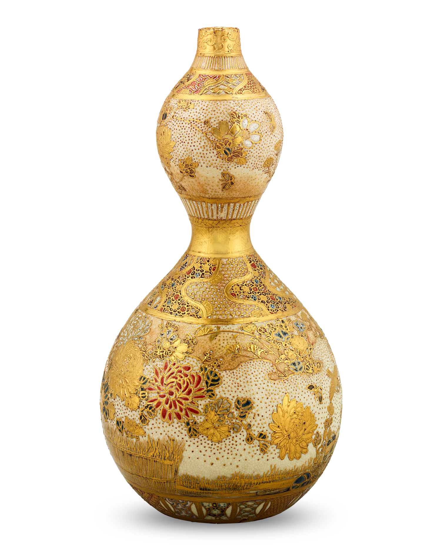 Double Gourd Satsuma Vase