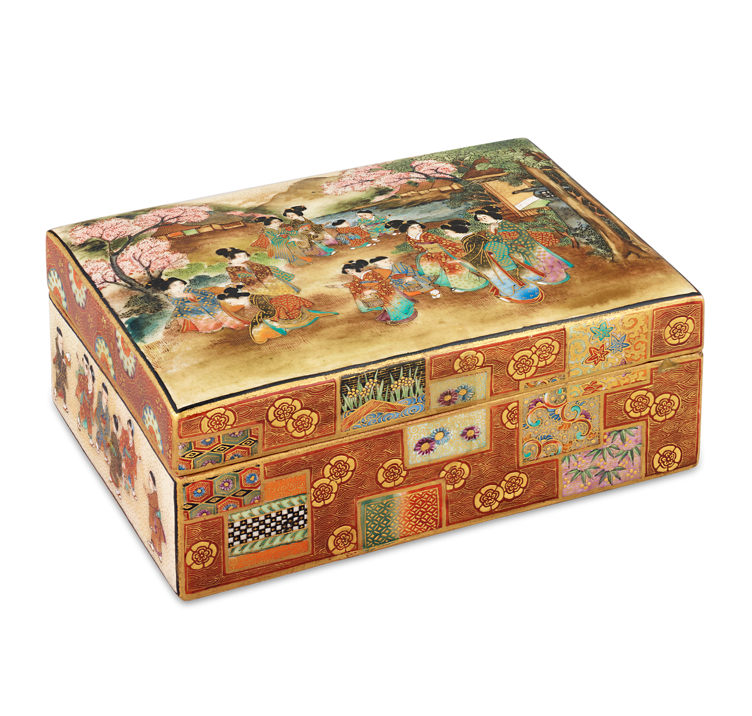 Ryozan Satsuma Trinket Box