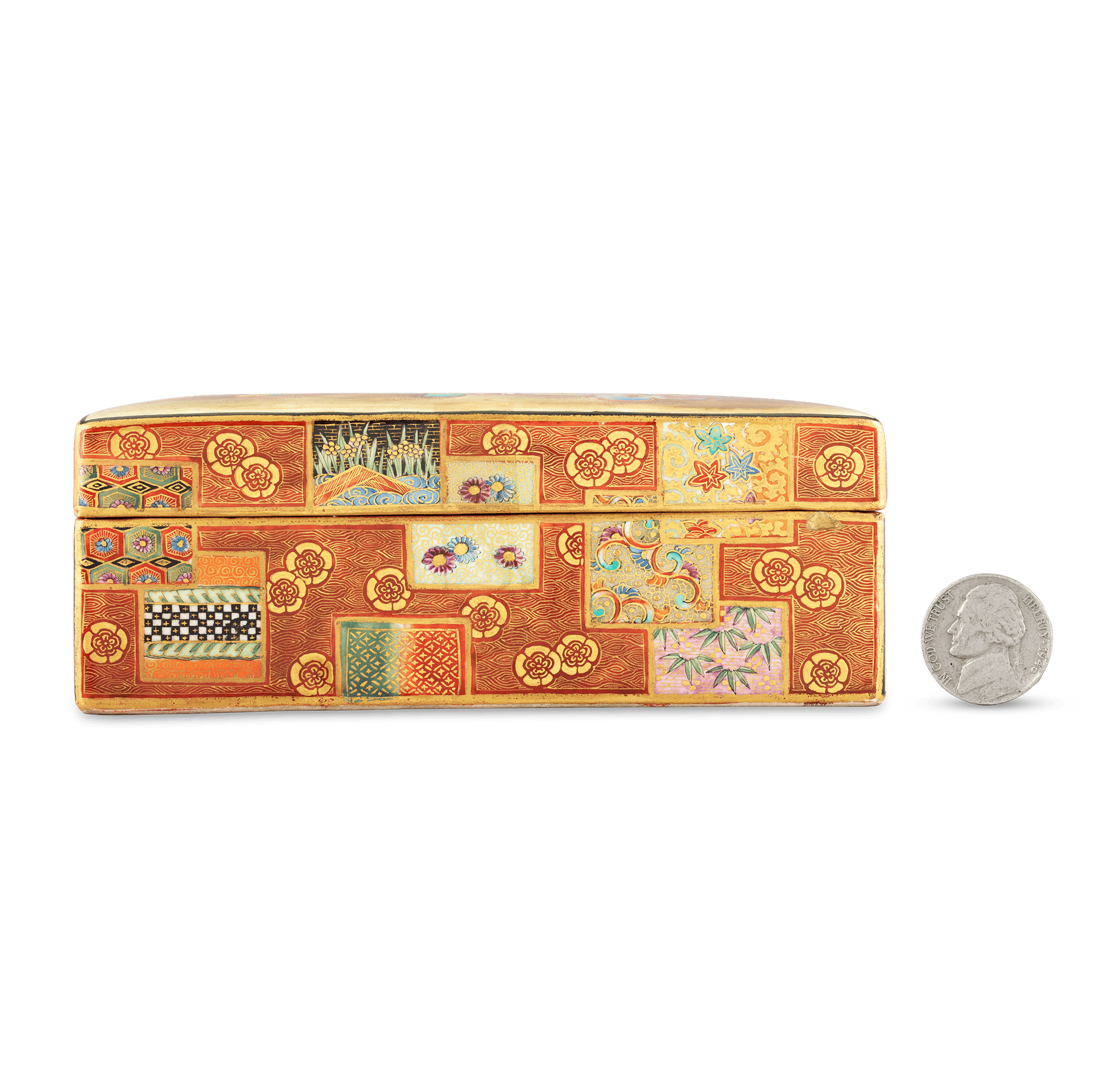 Ryozan Satsuma Trinket Box