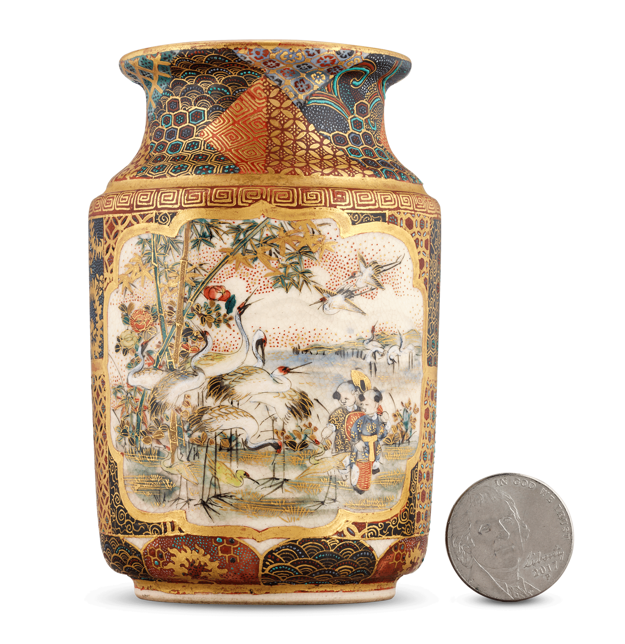 Short Satsuma Vase