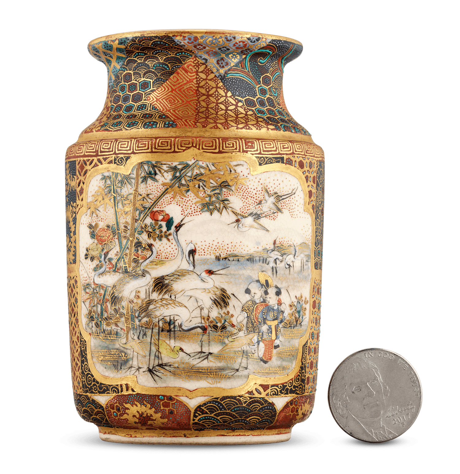 Short Satsuma Vase