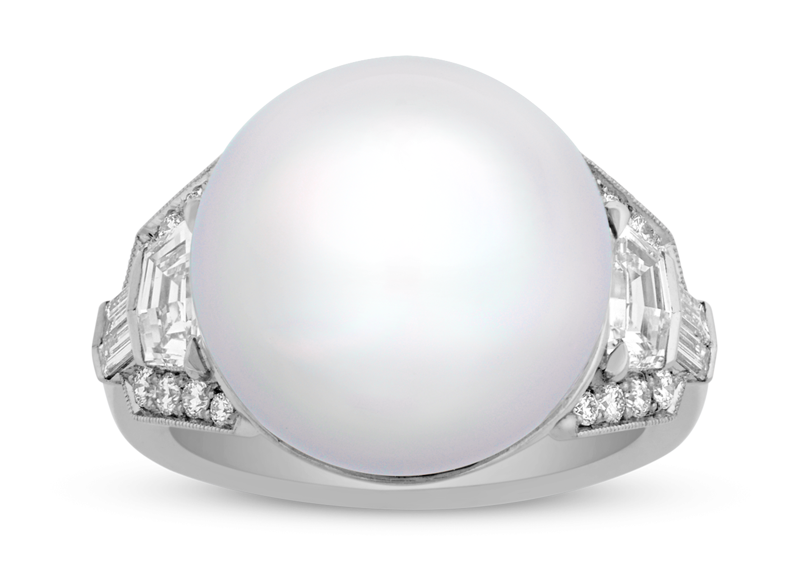 Raymond Yard South Sea Pearl Ring, 14mm