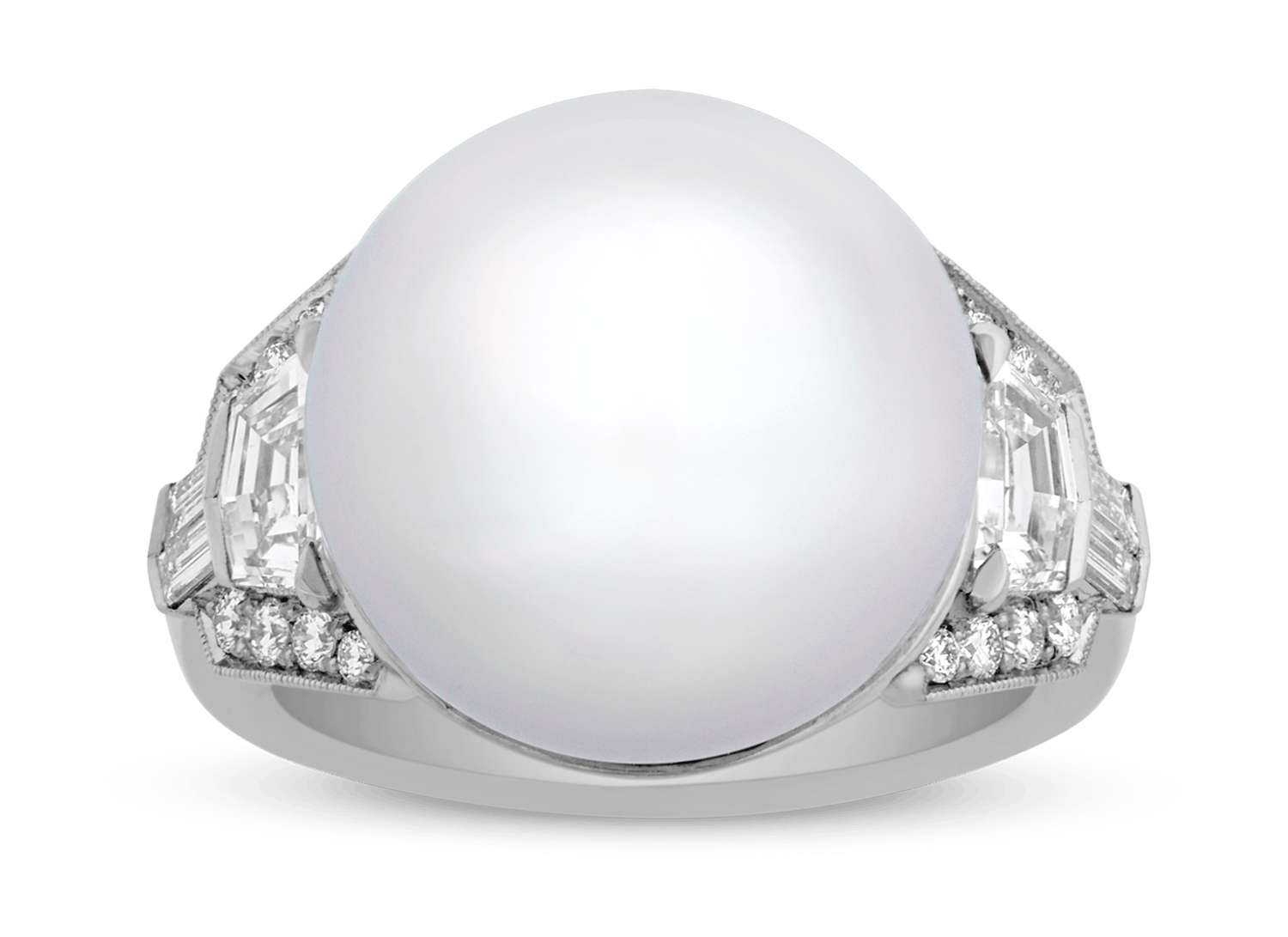 Raymond Yard South Sea Pearl Ring, 14mm