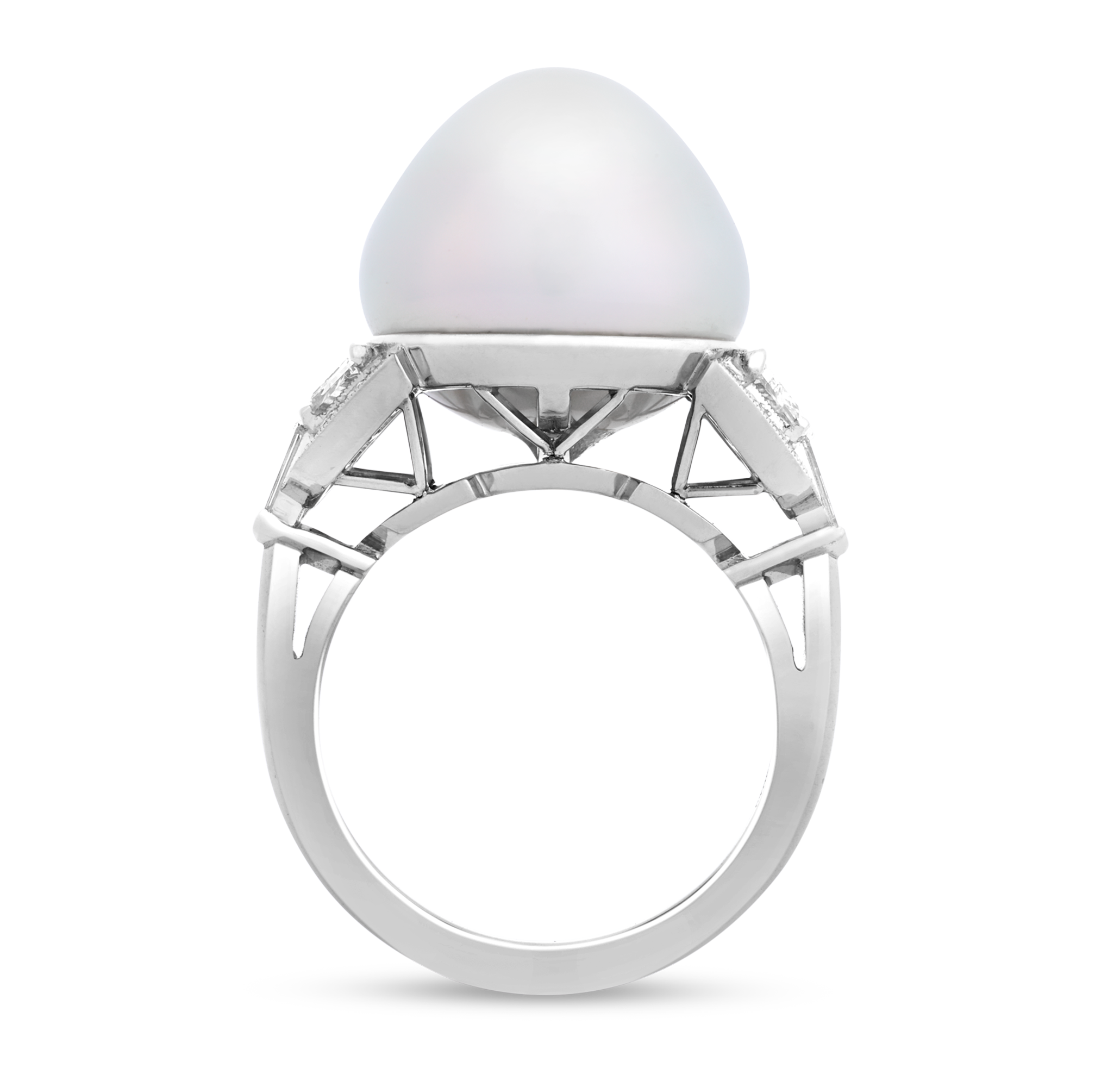 Raymond Yard South Sea Pearl Ring, 14mm