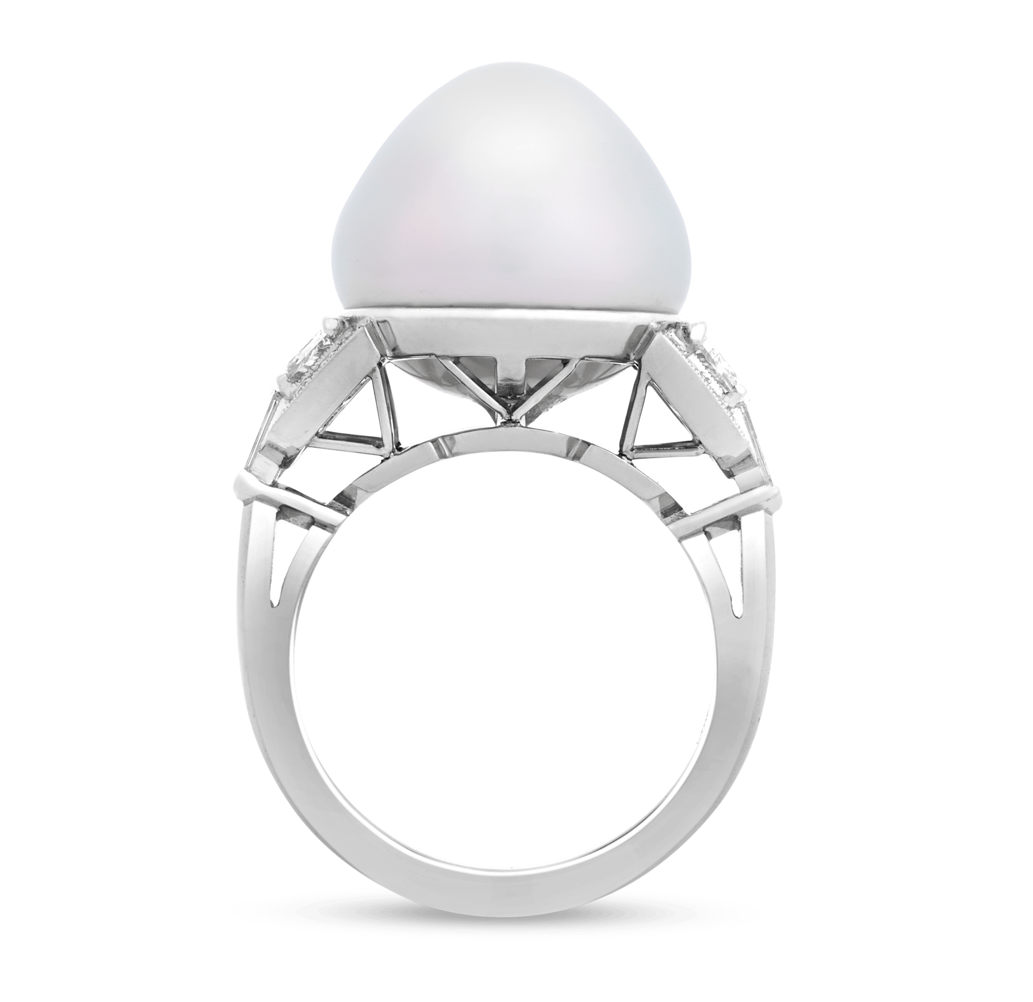 Raymond Yard South Sea Pearl Ring, 14mm