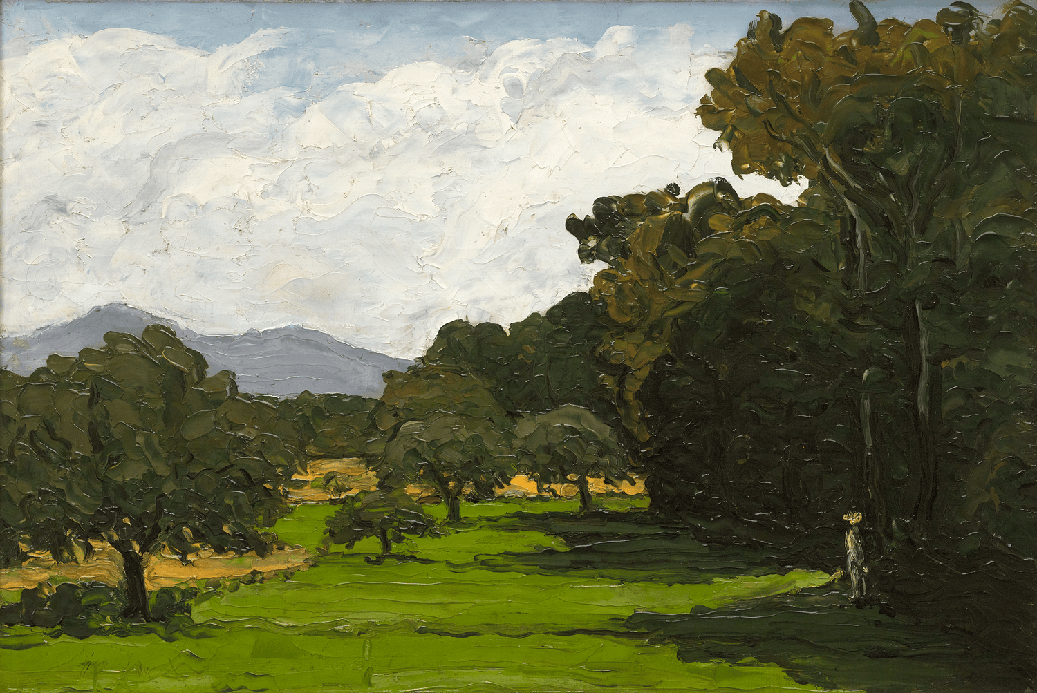 Paysage aux environs d'Aix-en-Provence by Paul Cézanne