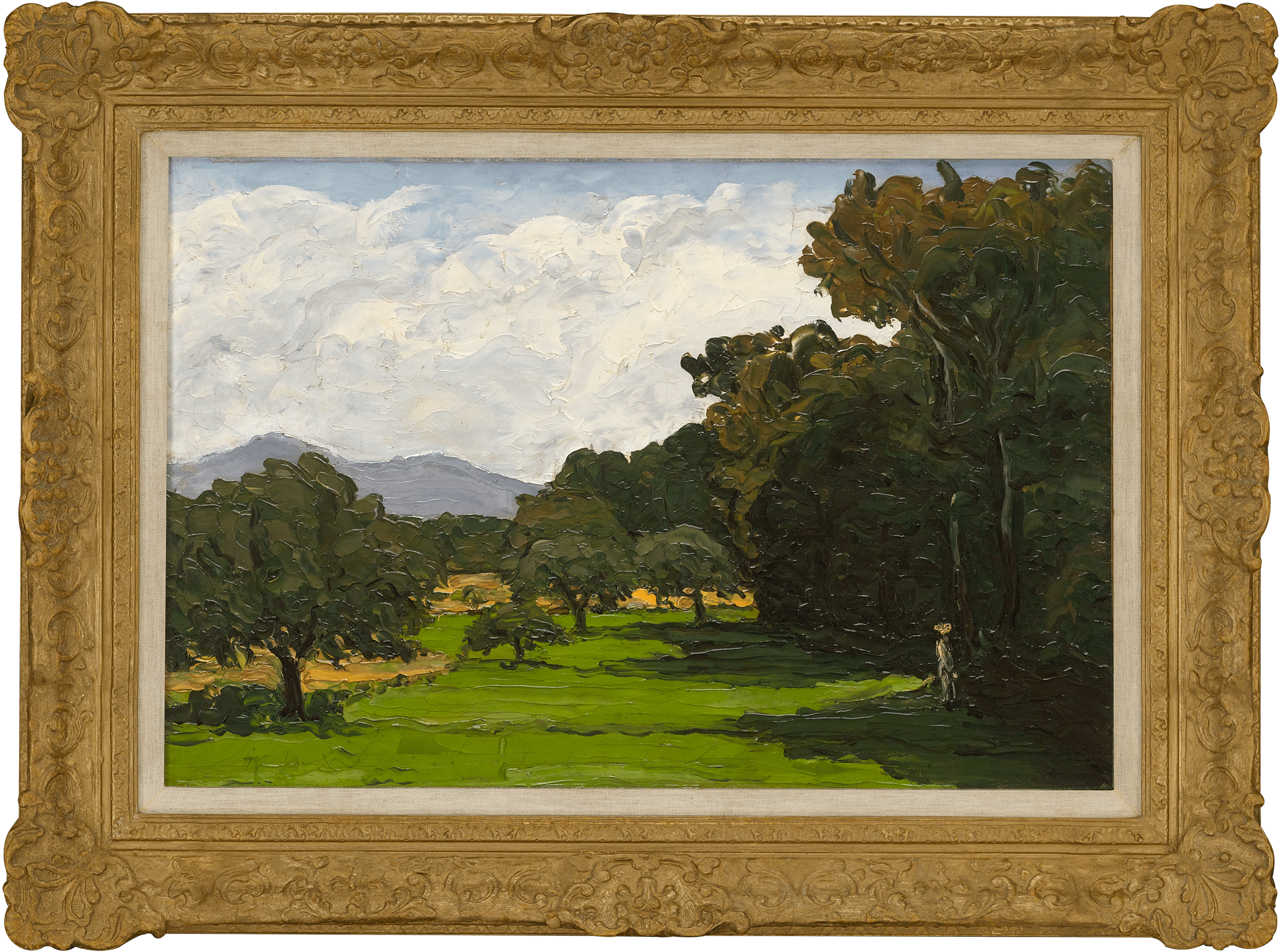 Paysage aux environs d'Aix-en-Provence by Paul Cézanne