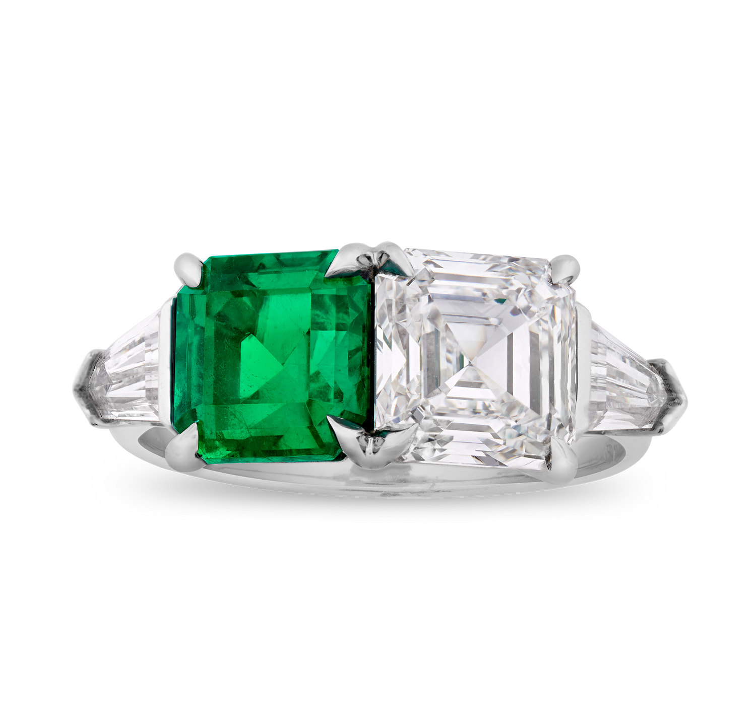 Colombian Emerald and Diamond Ring