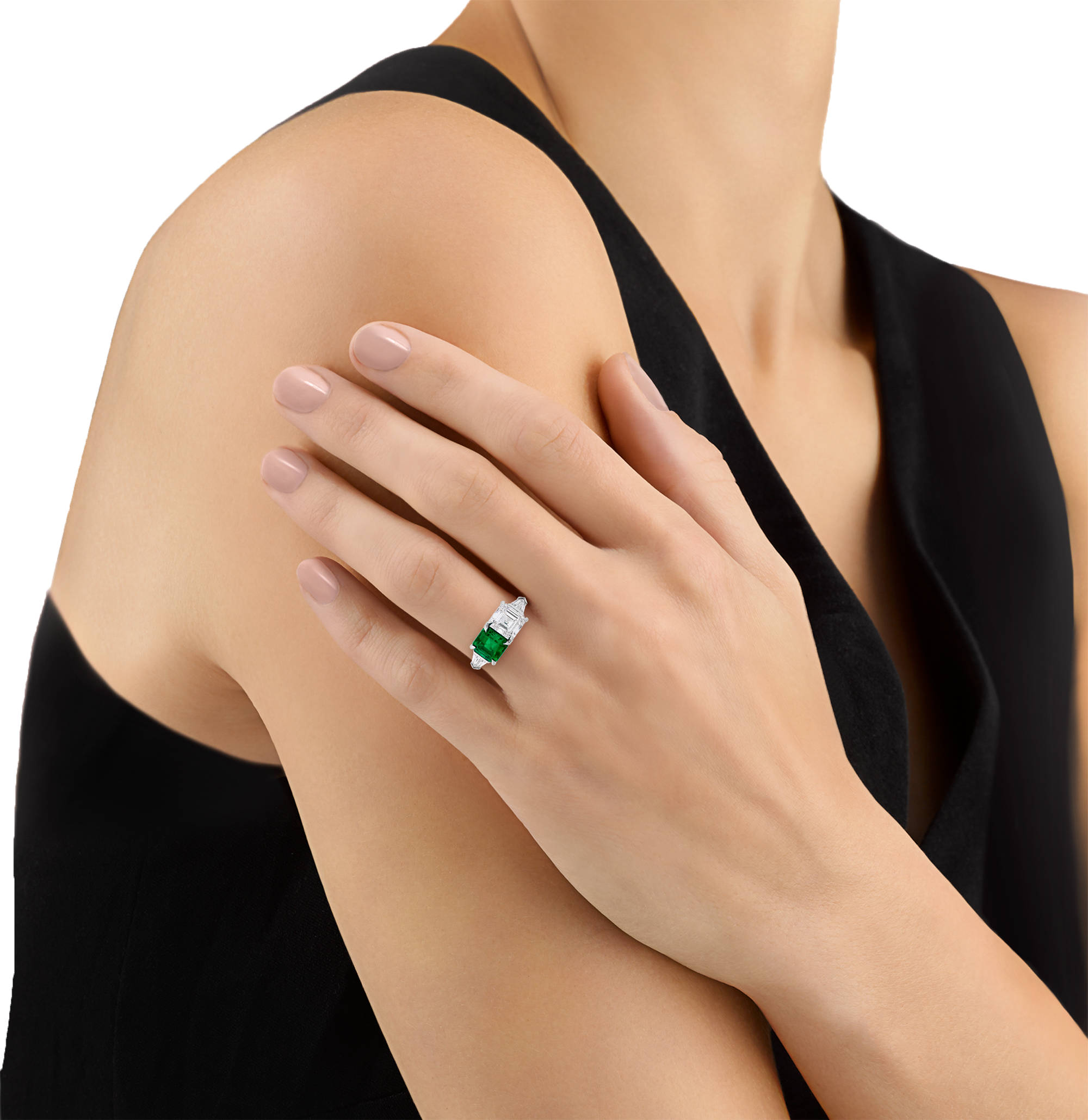 Colombian Emerald and Diamond Ring