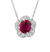 Unheated Ruby Pendant, 2.13 carats