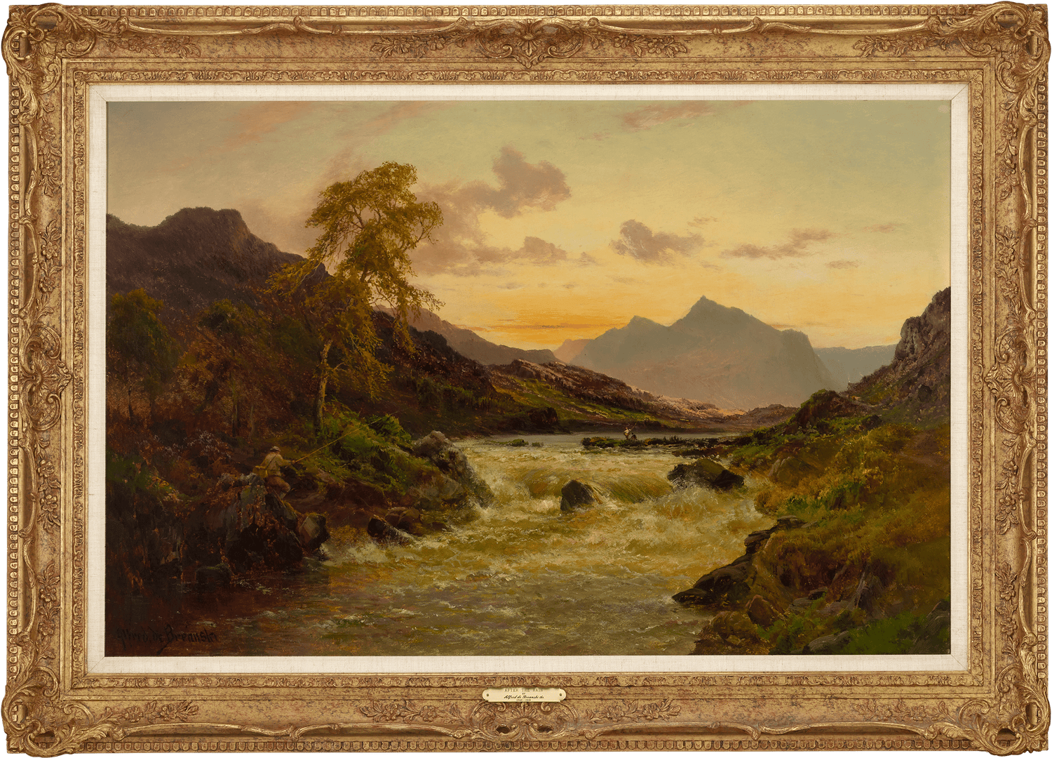 Mount Snowdon, After the Rain by Alfred de Bréanski