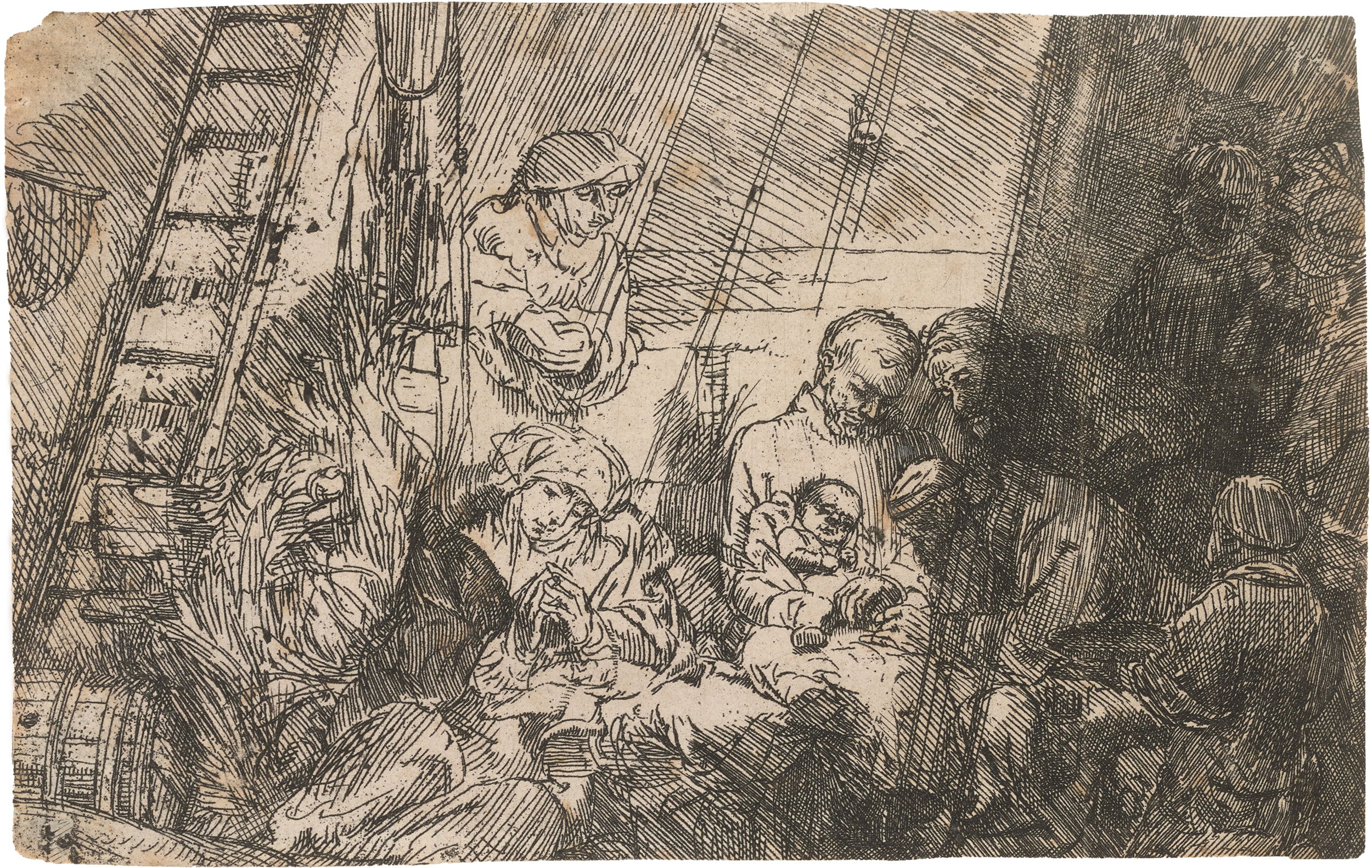 Circumcision in the Stable by Rembrandt van Rijn