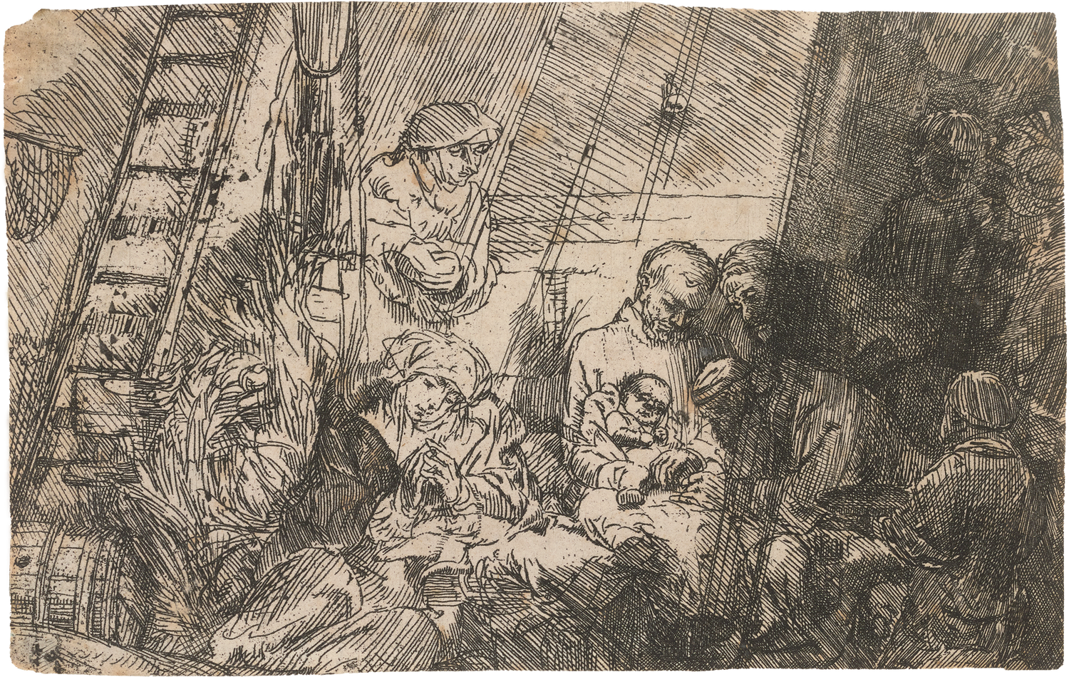 Circumcision in the Stable by Rembrandt van Rijn