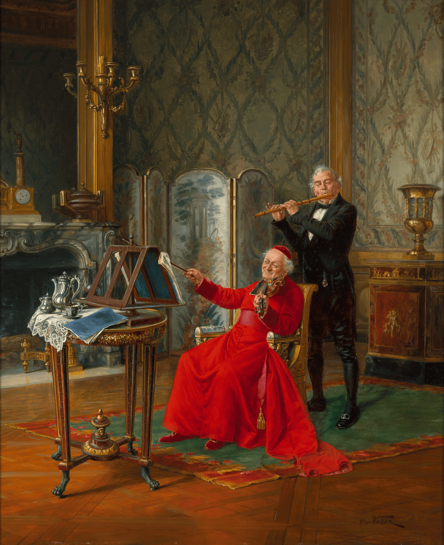 The Musician by Alfred Weber