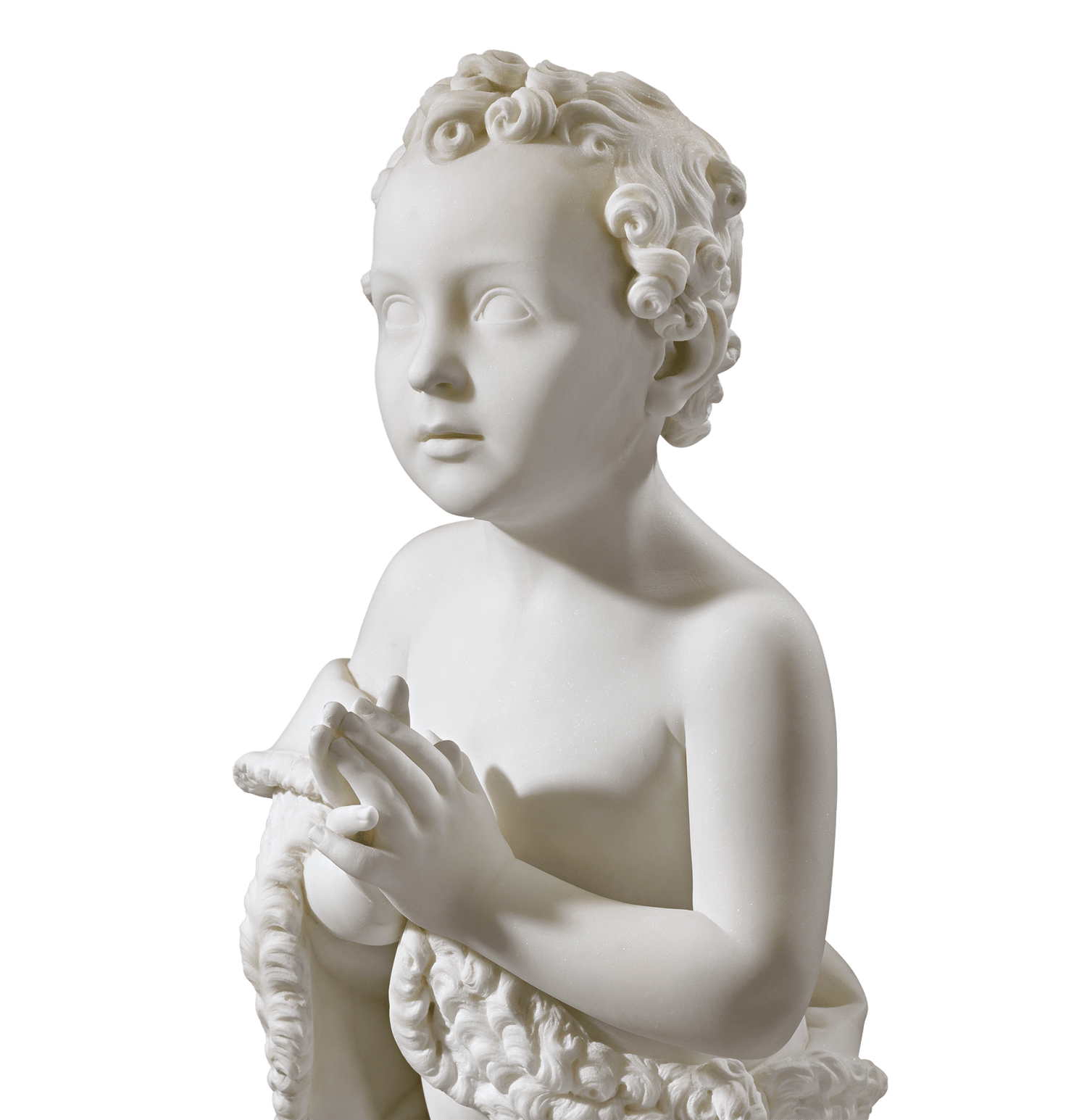 Marble Sculpture of Young St. John the Baptist