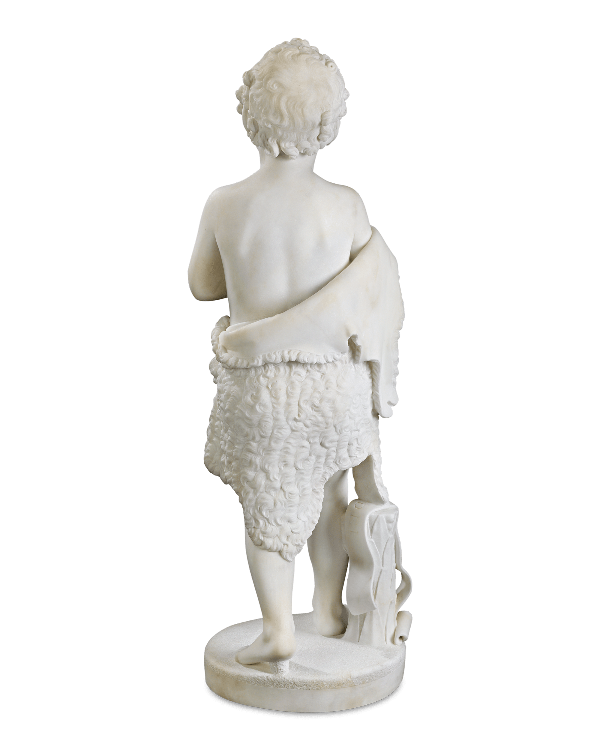 Marble Sculpture of Young St. John the Baptist