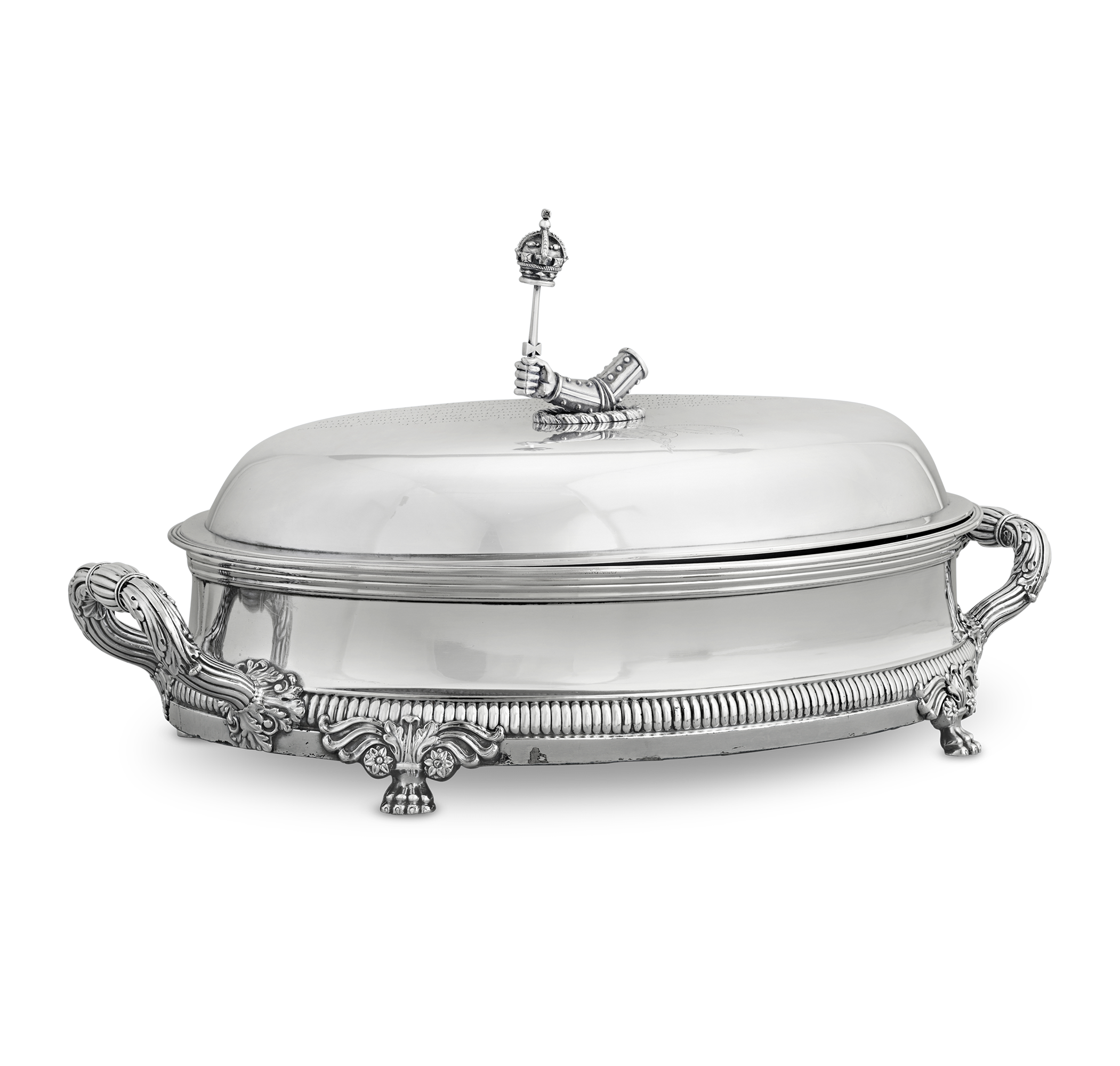 Paul Storr Silver Tureen and Entrée Dishes, Set of 3