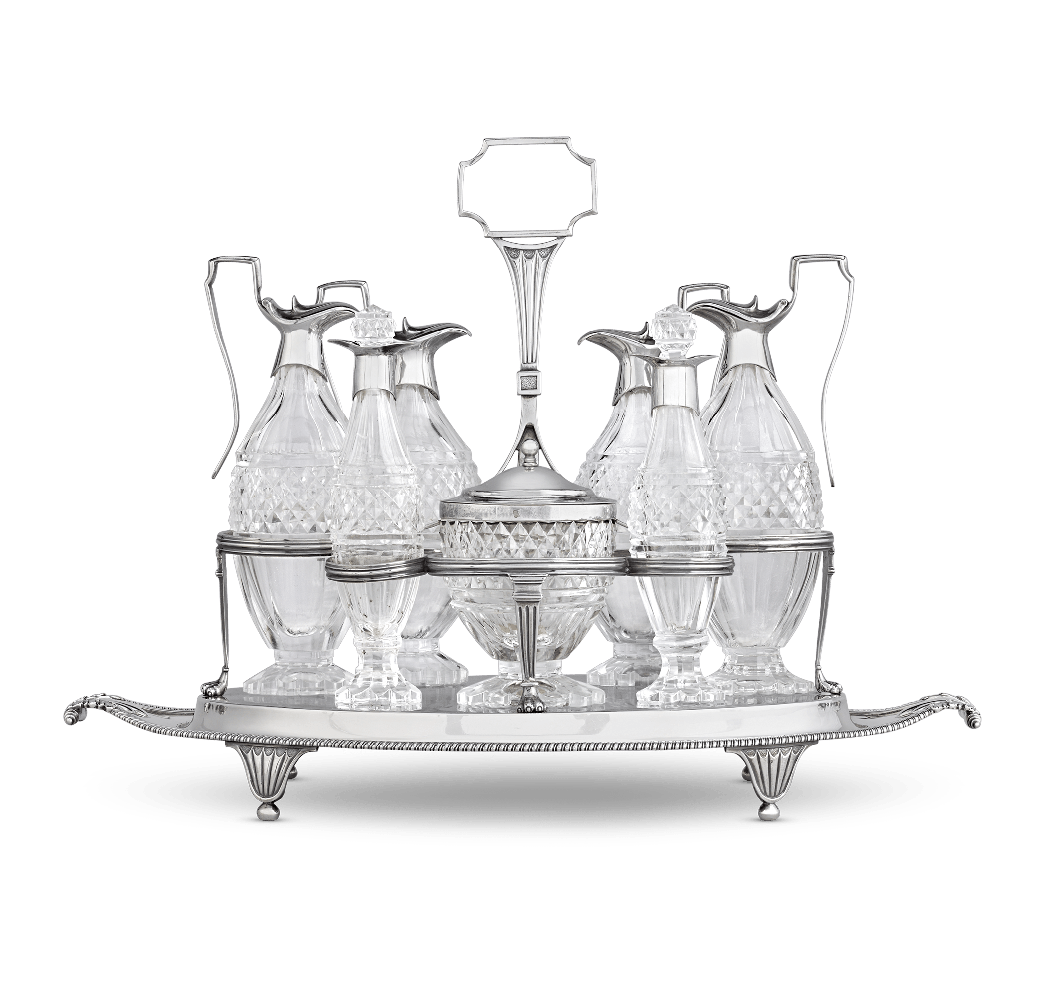 Georgian Silver Cruet set by Paul Storr