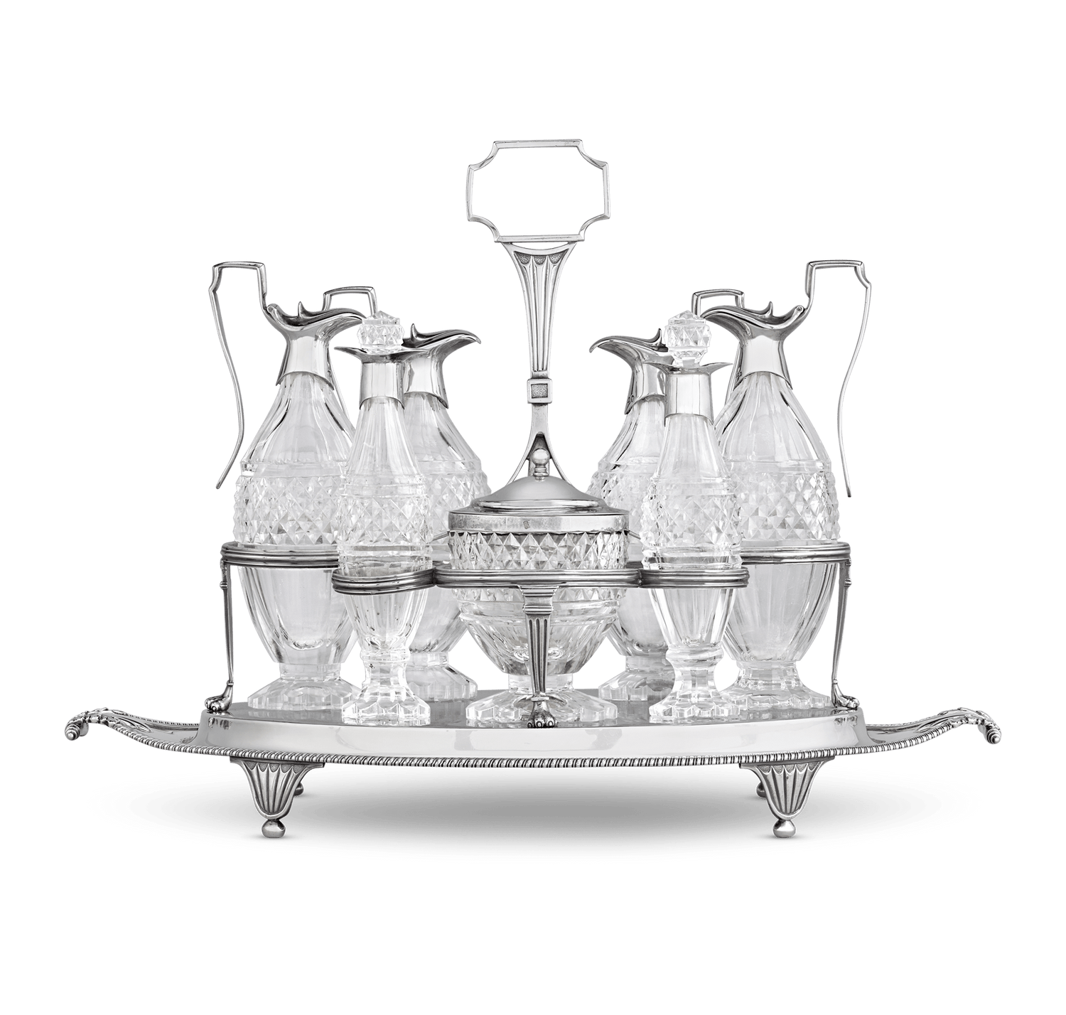 Georgian Silver Cruet set by Paul Storr