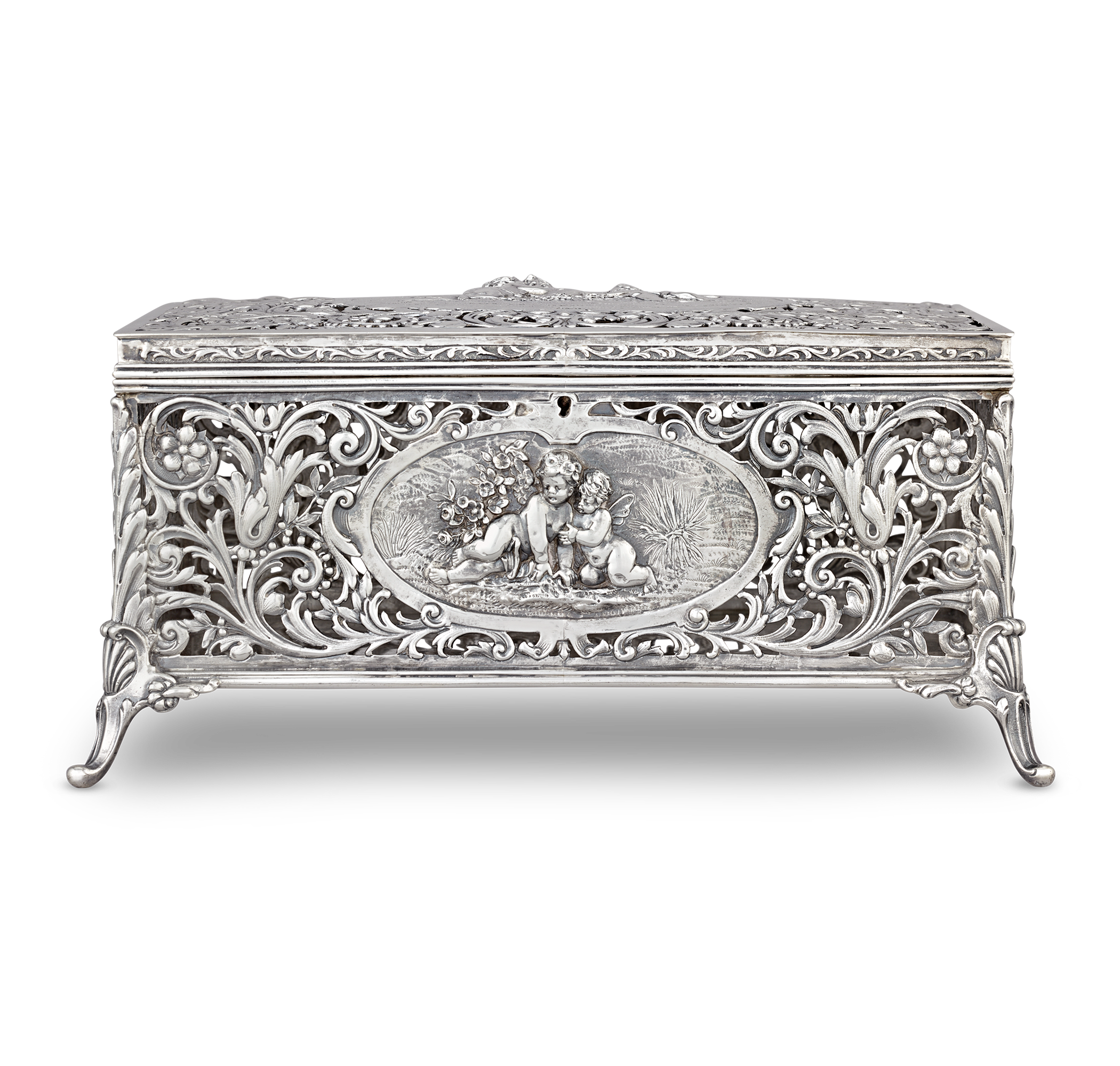 Louis XV Silver Presentation Box