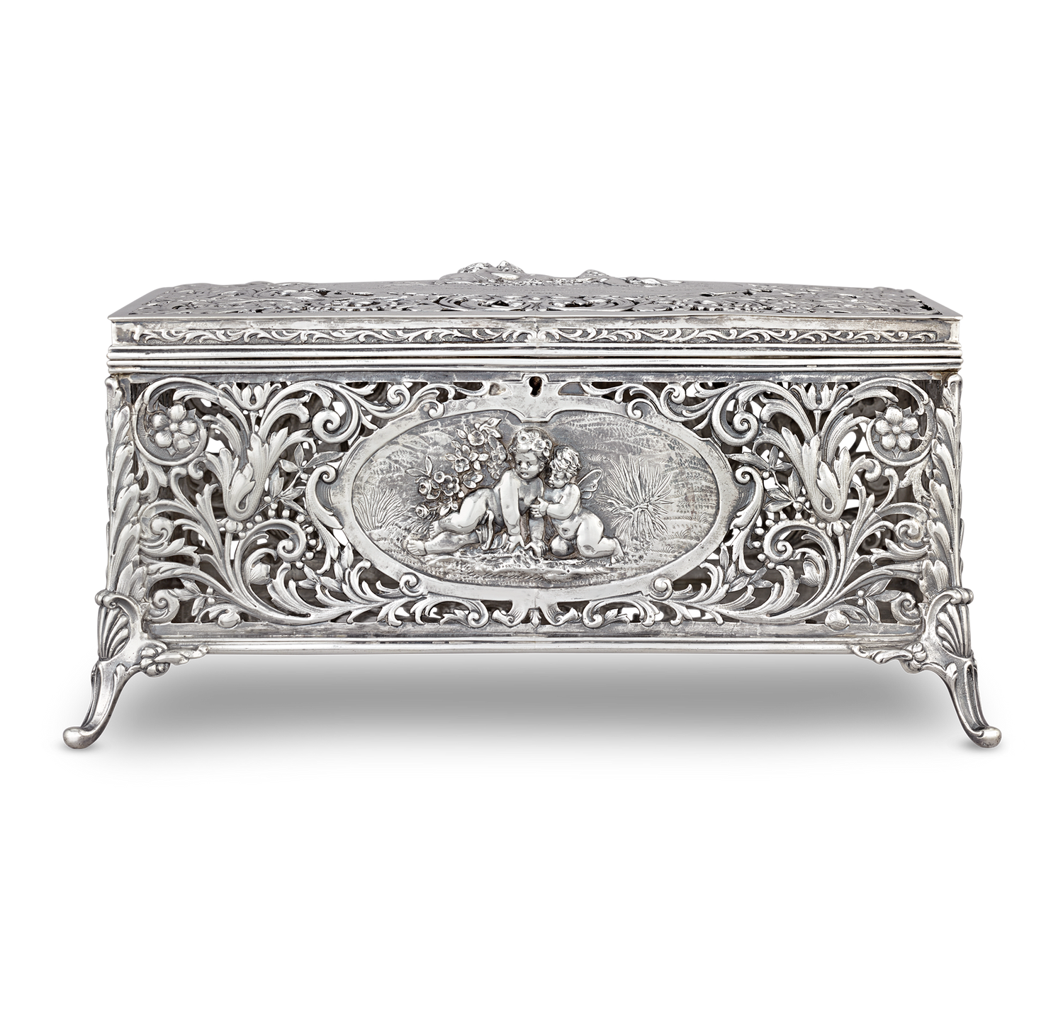 Louis XV Silver Presentation Box