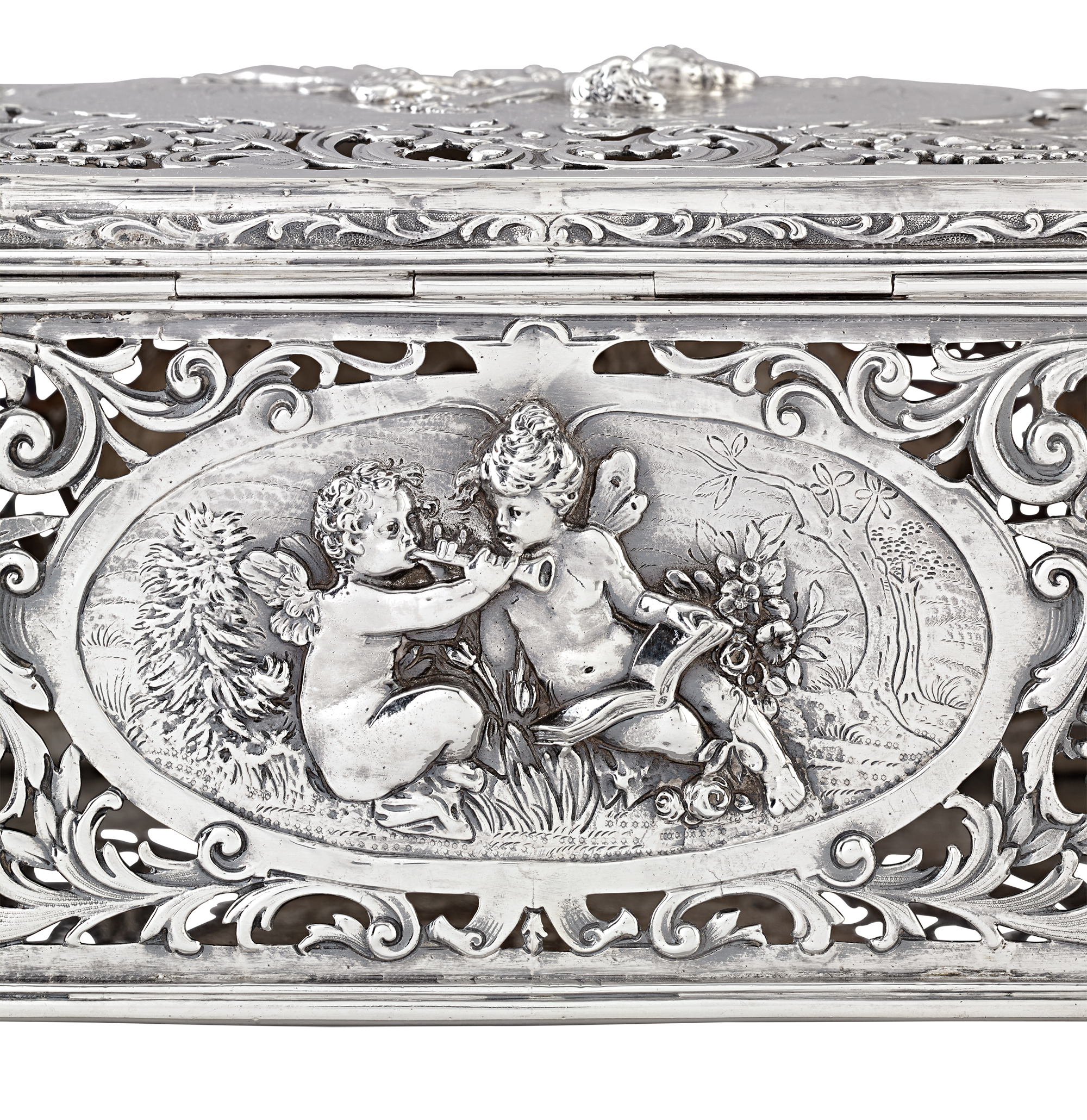 Louis XV Silver Presentation Box