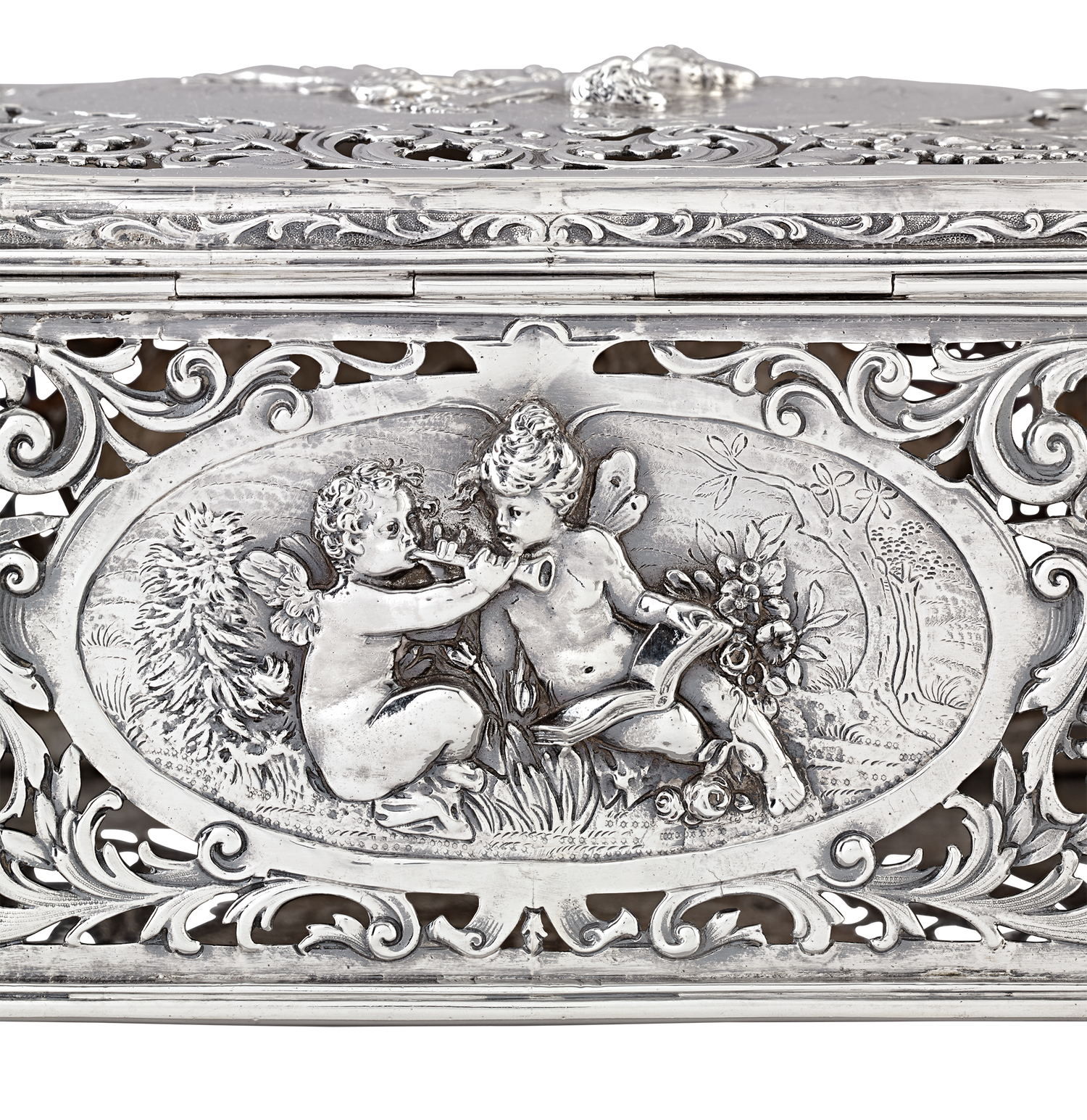 Louis XV Silver Presentation Box